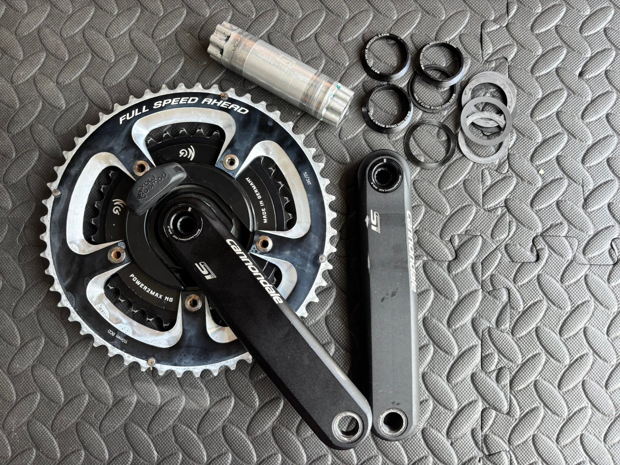 Upgraded to Cannondale Hollowgram with Power2Max NG power meter