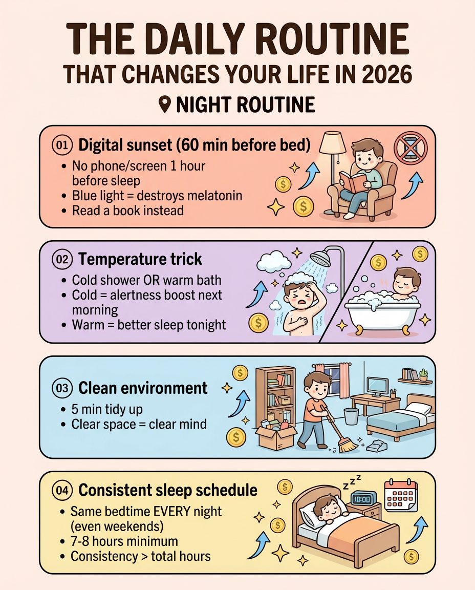 Yik Chan - THE DAILY ROUTINE THAT CHANGES YOUR LIFE IN 2026👇🏻 | Facebook