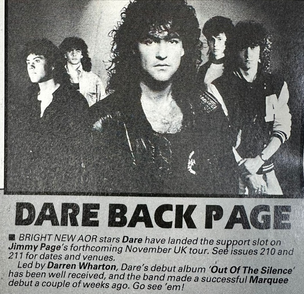Dare band releases 