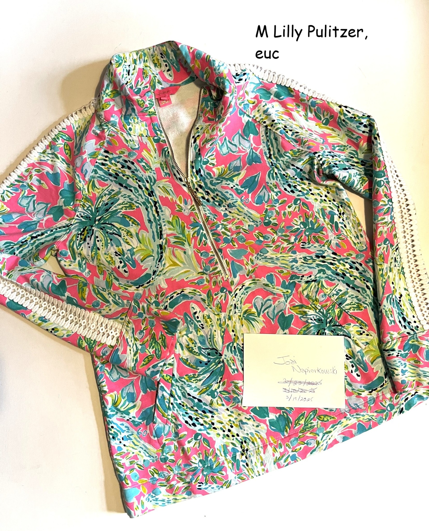 Haut Popover Imprimé Lilly's Lagoon - Taille S Femme - Occasion Très Bon état