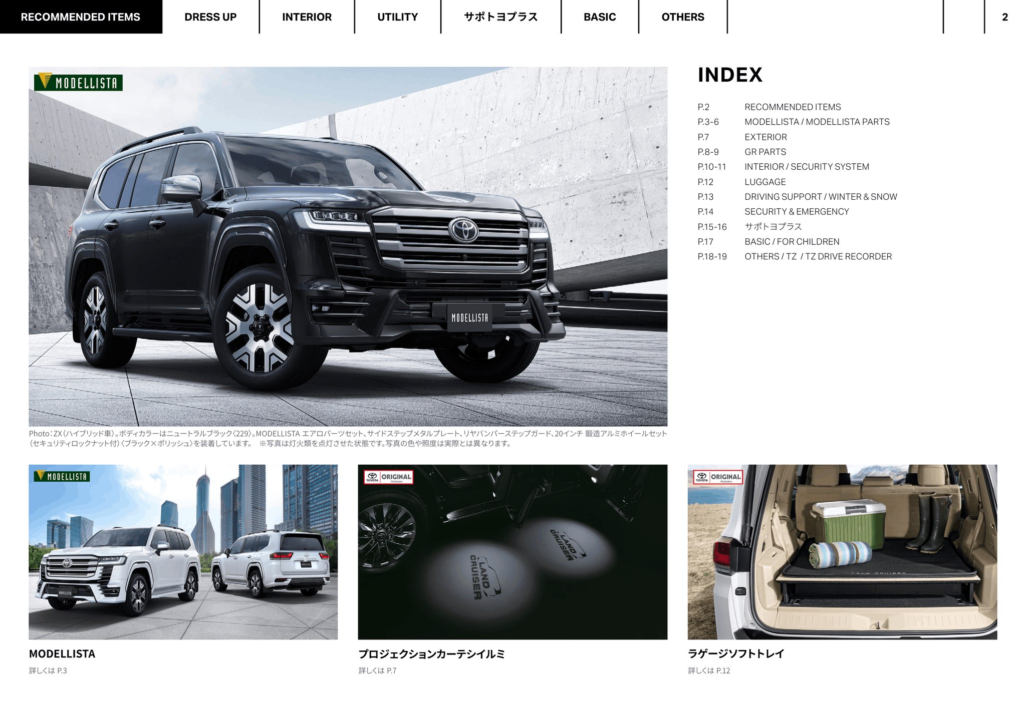 2027 Toyota Land Cruiser 300 Accessories & Customize Catalogue