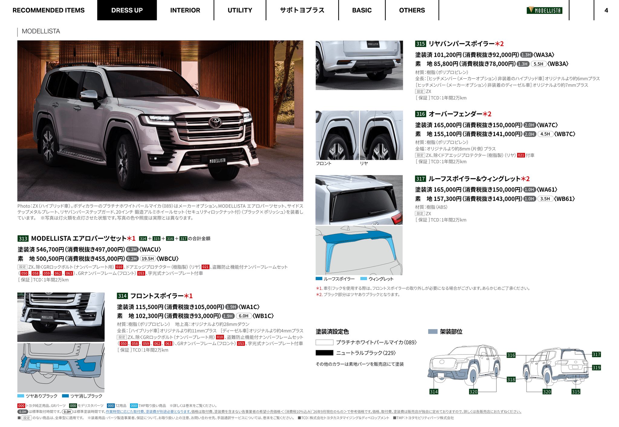 るん様 2027 Toyota Land Cruiser 300 Accessories & Customize Catalogue