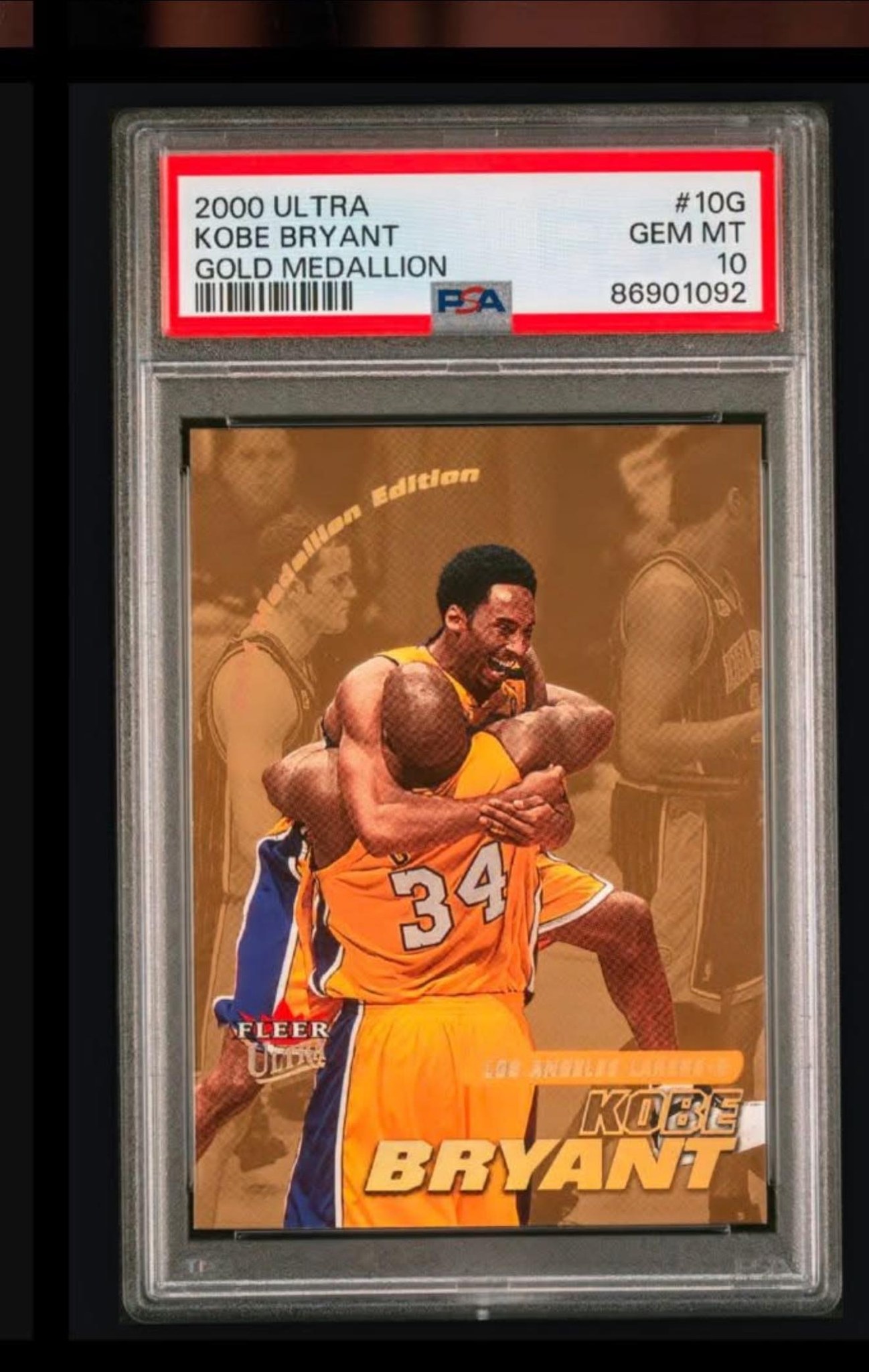 Wanted: 2000 Ultra 10G Kobe Bryant Gold Medallion PSA 10 for full comp