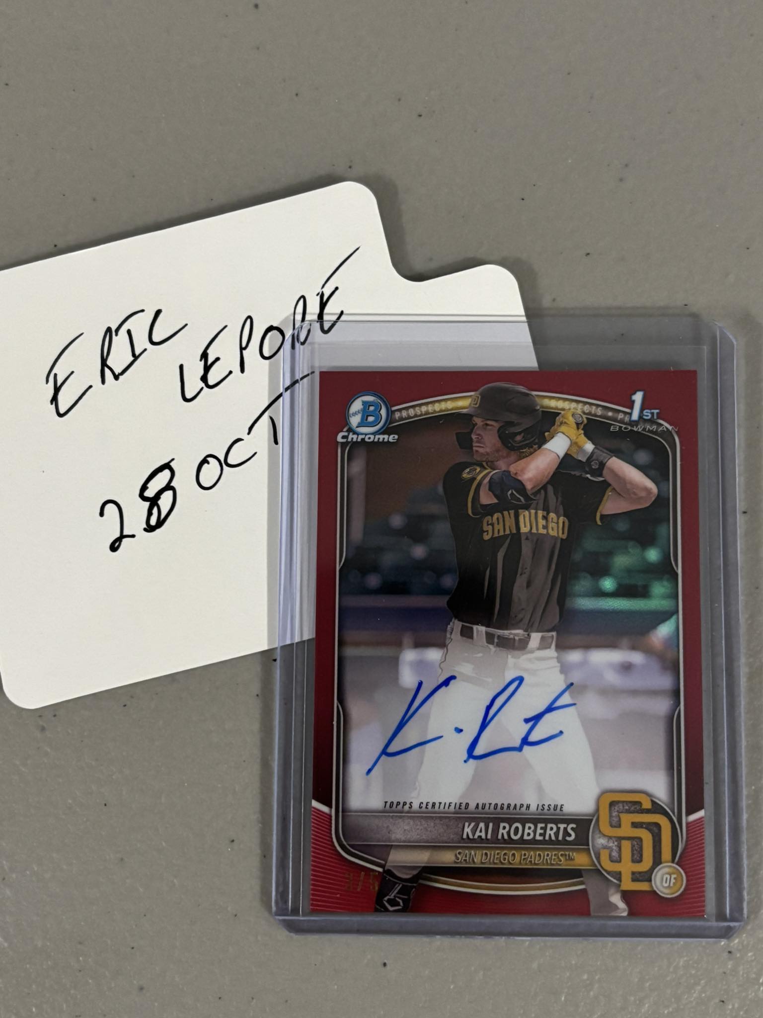 topps Ethan Salas auto プロスペクト1位 【公式通販】