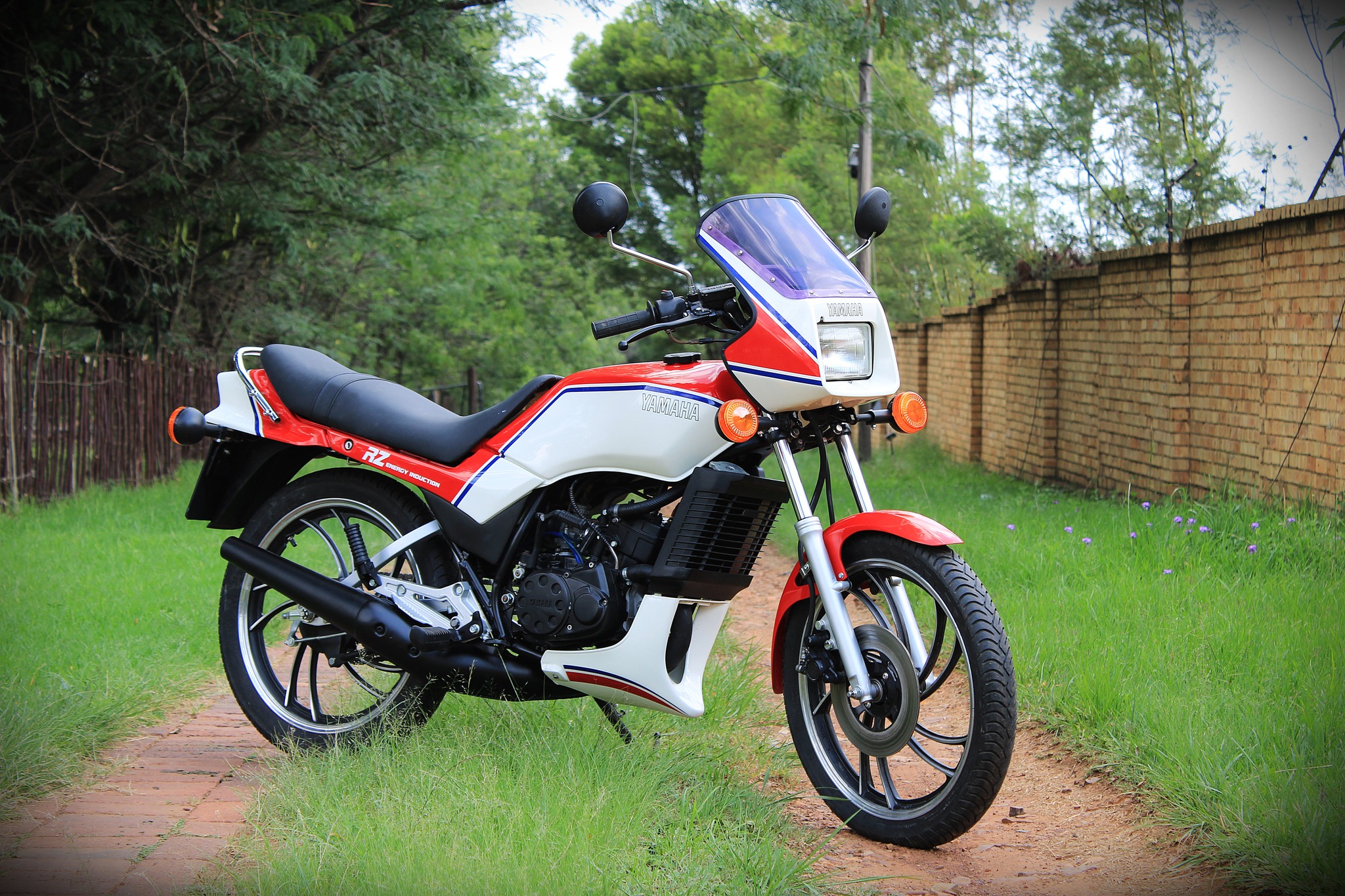 Yamaha RZ 125 project completed by Custom Wizard Creations
