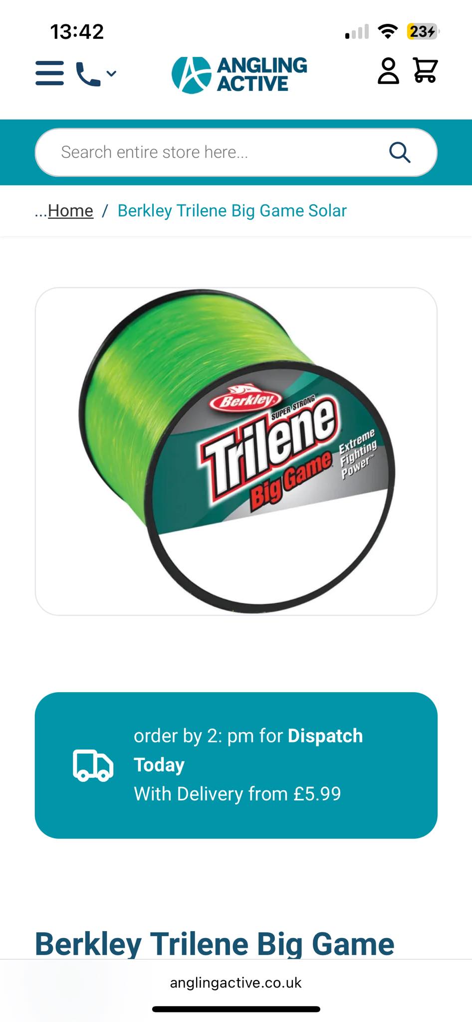 berkley big cat fishing line Game -900 Yards, 15#, Solar Collector Failing to catch fish is what motivates us to keep fishing Berkley Trilene Big Game Line
