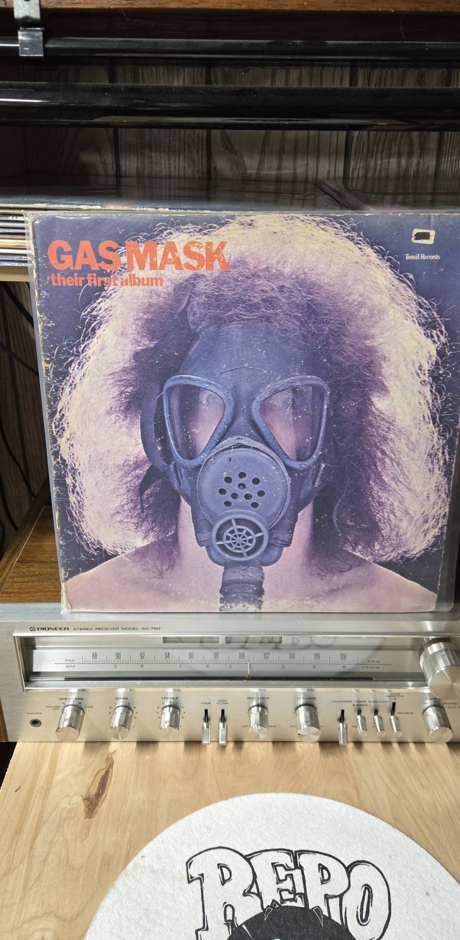 GASMASK 抹殺 7インチ SKELETON RECORDS S.R-001 GASMASK 抹殺 7インチ
