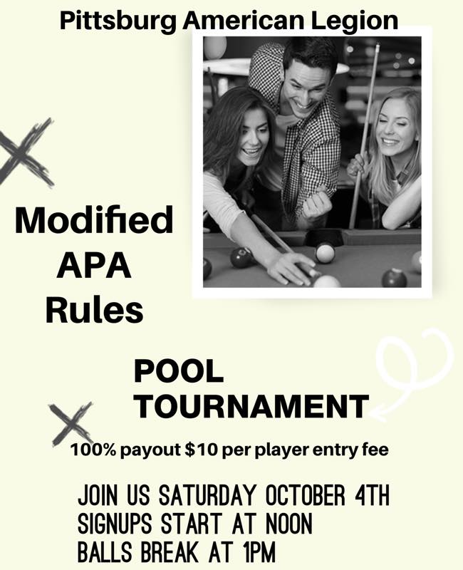 Pittsburg Pool Players | Facebook