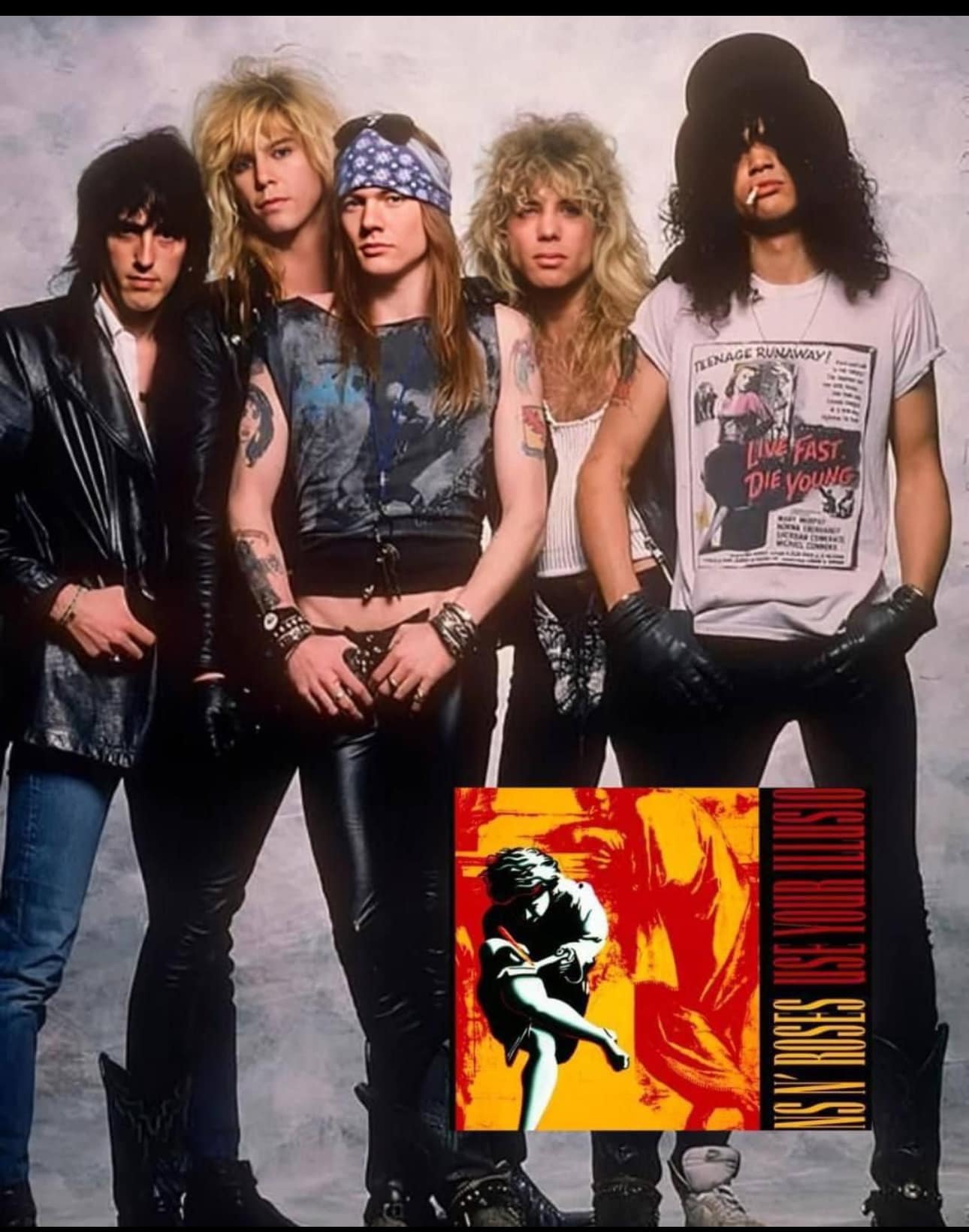 Guns N' Roses was captured during a rare, transitional window in