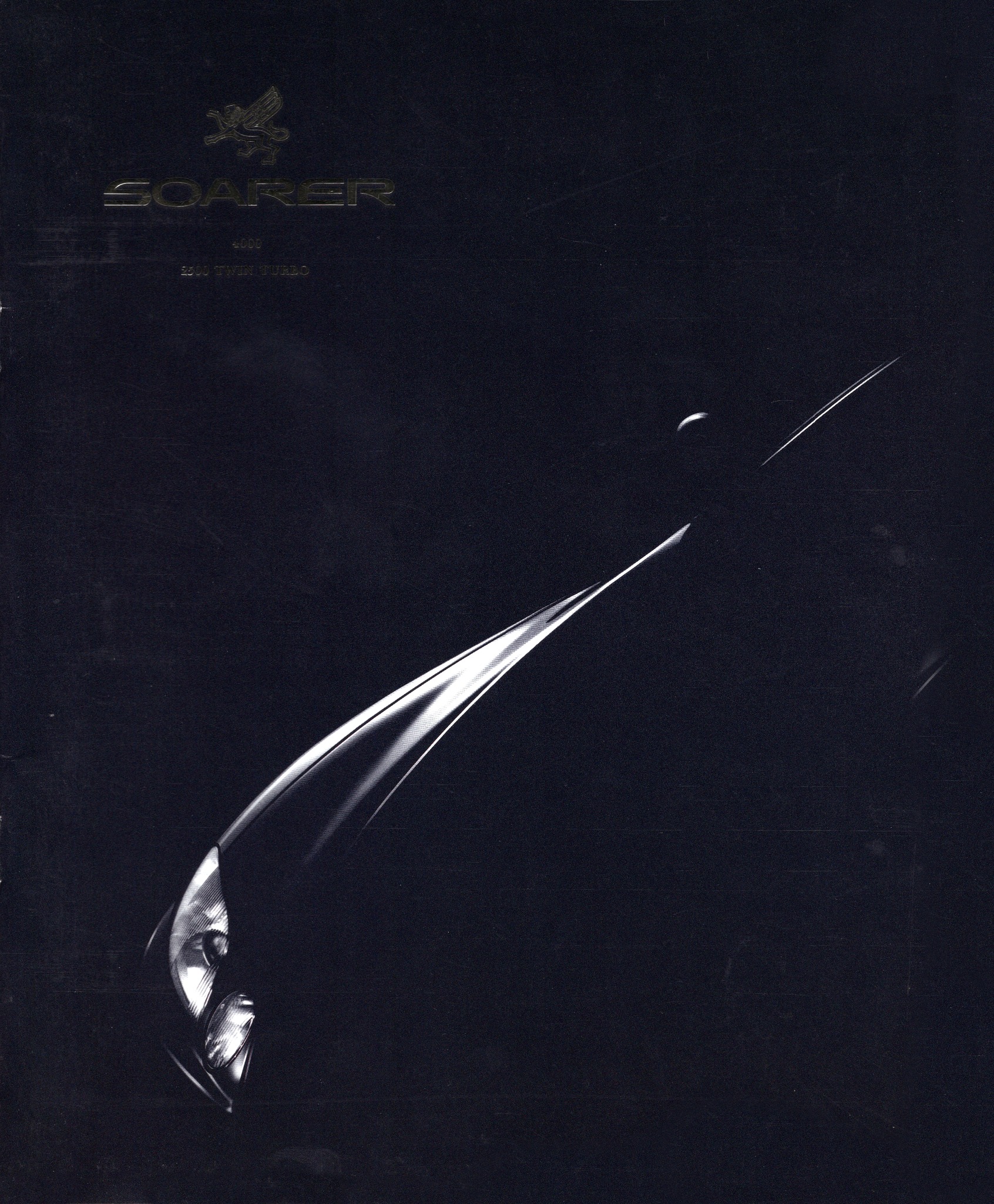 1991 Toyota Soarer Brochure. Japan, 5-1991. 平成3年トヨタソアラの