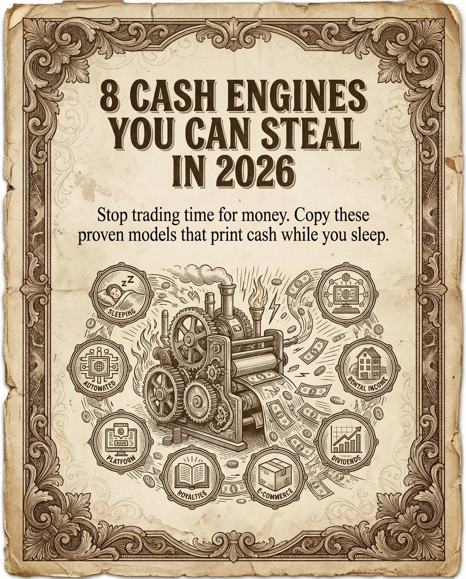 Yik Chan - 🔥 8 CASH ENGINES YOU CAN STEAL IN 2026 🔥 Stop... | Facebook