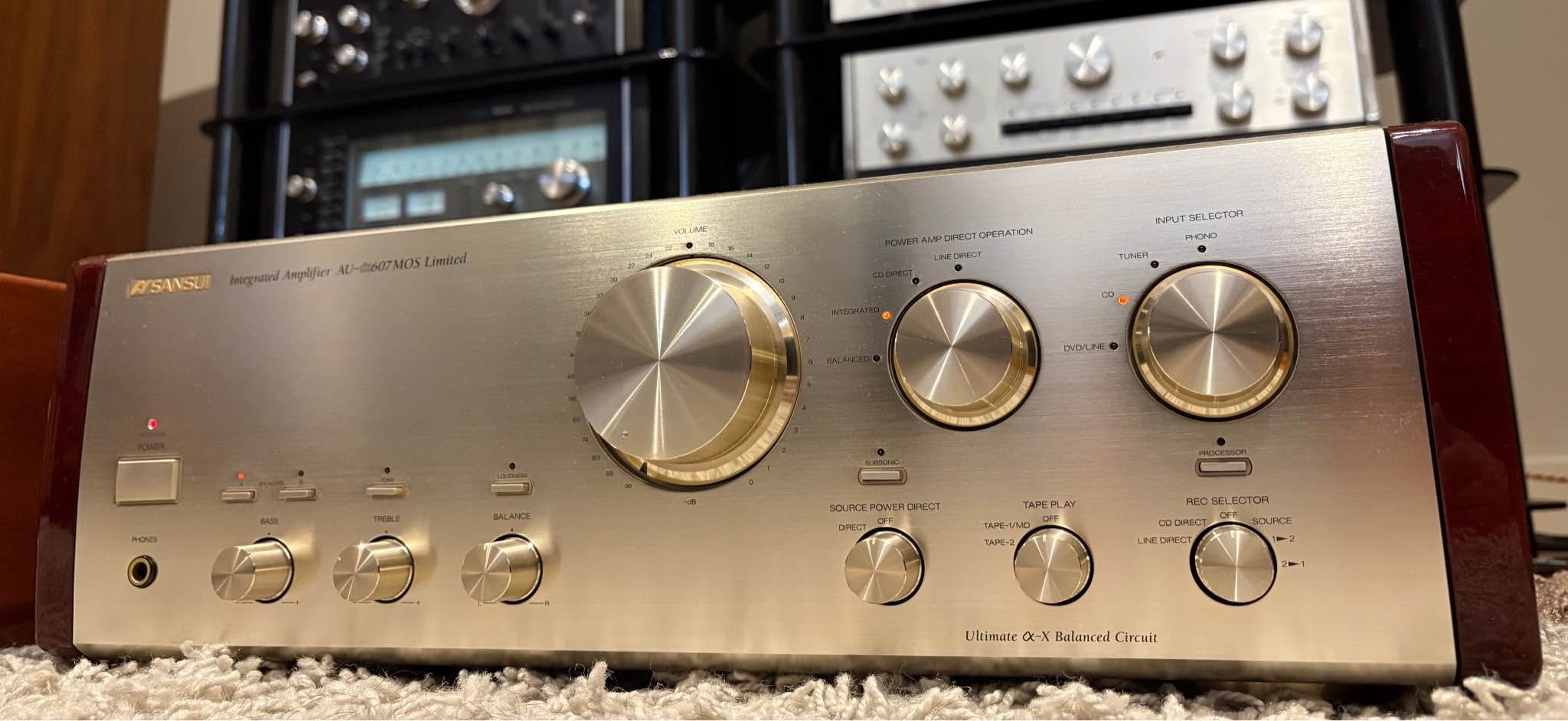 Is Sansui AU 607 MOS Premium an upgrade from Sansui Alpha 707KX?