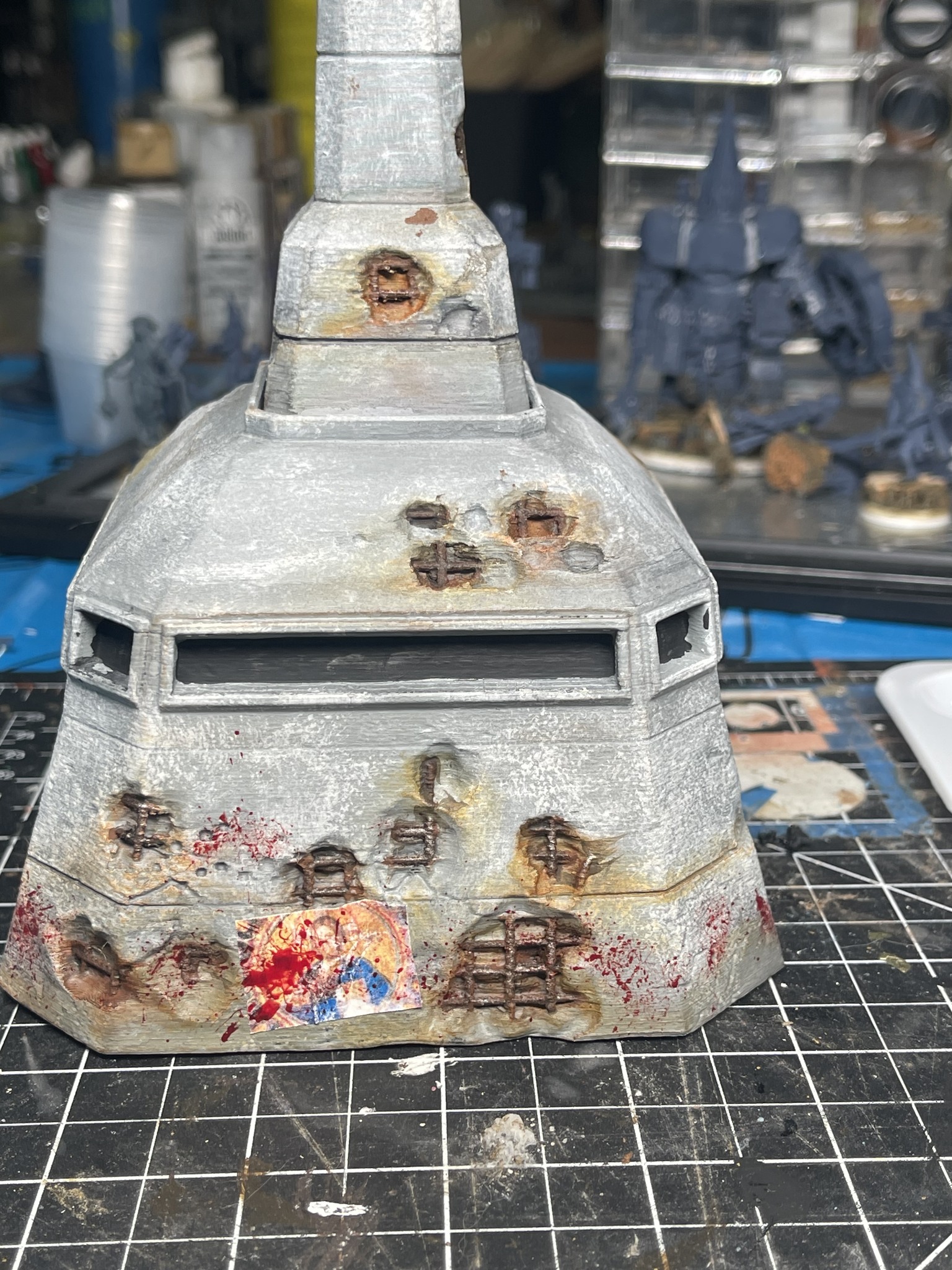 Decoro Wargame 8x8 – Rovine/tempio Per Warhammer, AOS, 9th Age