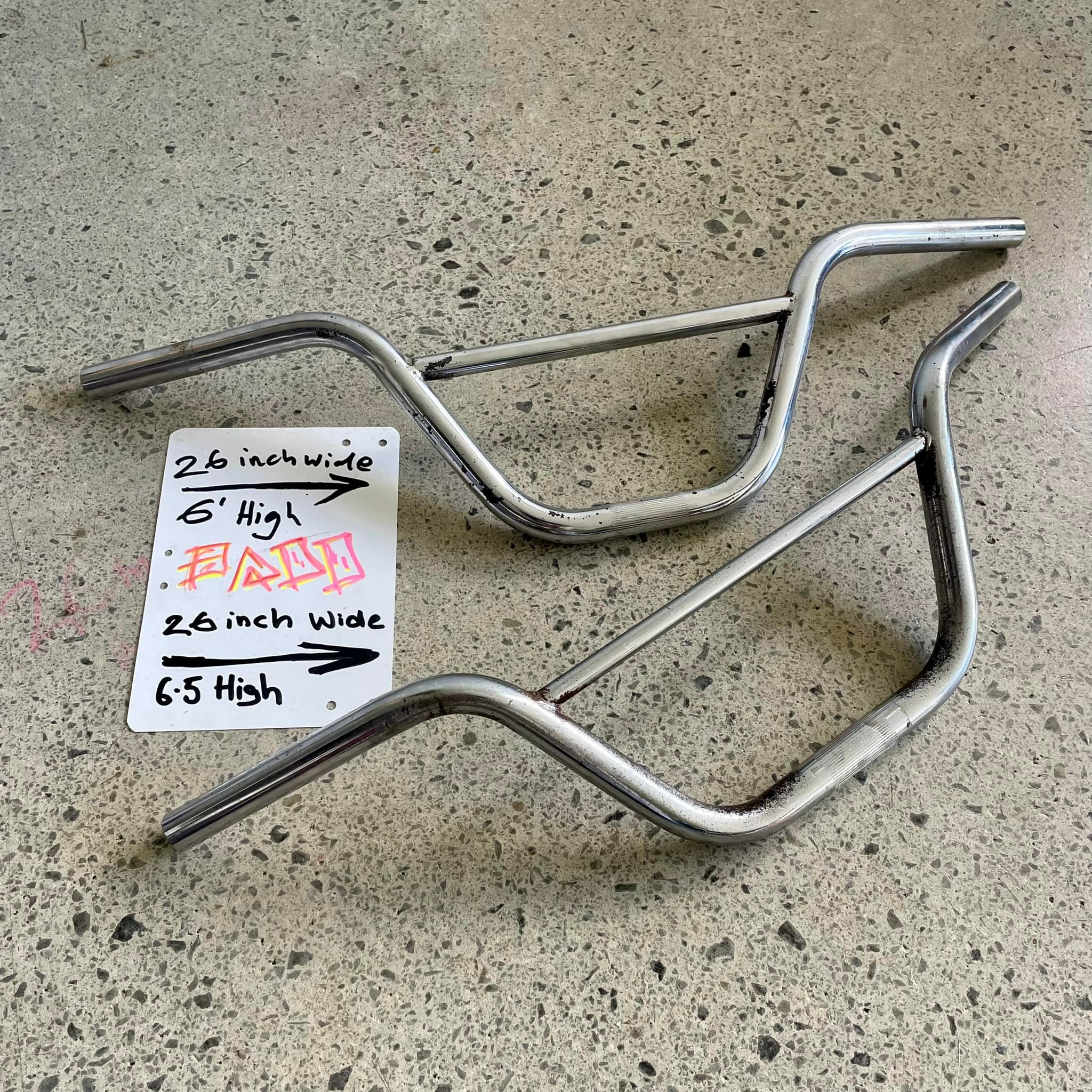 Cruiser bars for sale, 30 each or 50 for both