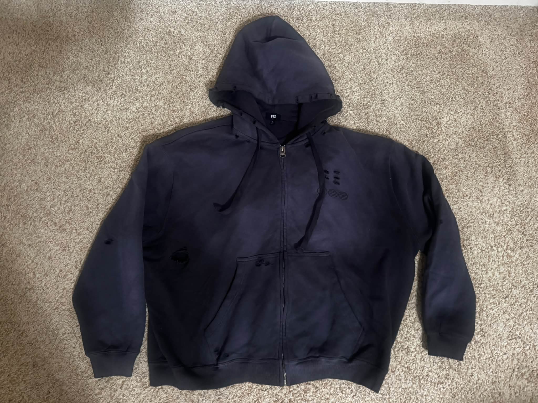 Where to buy BTS black hoodie in XL size?