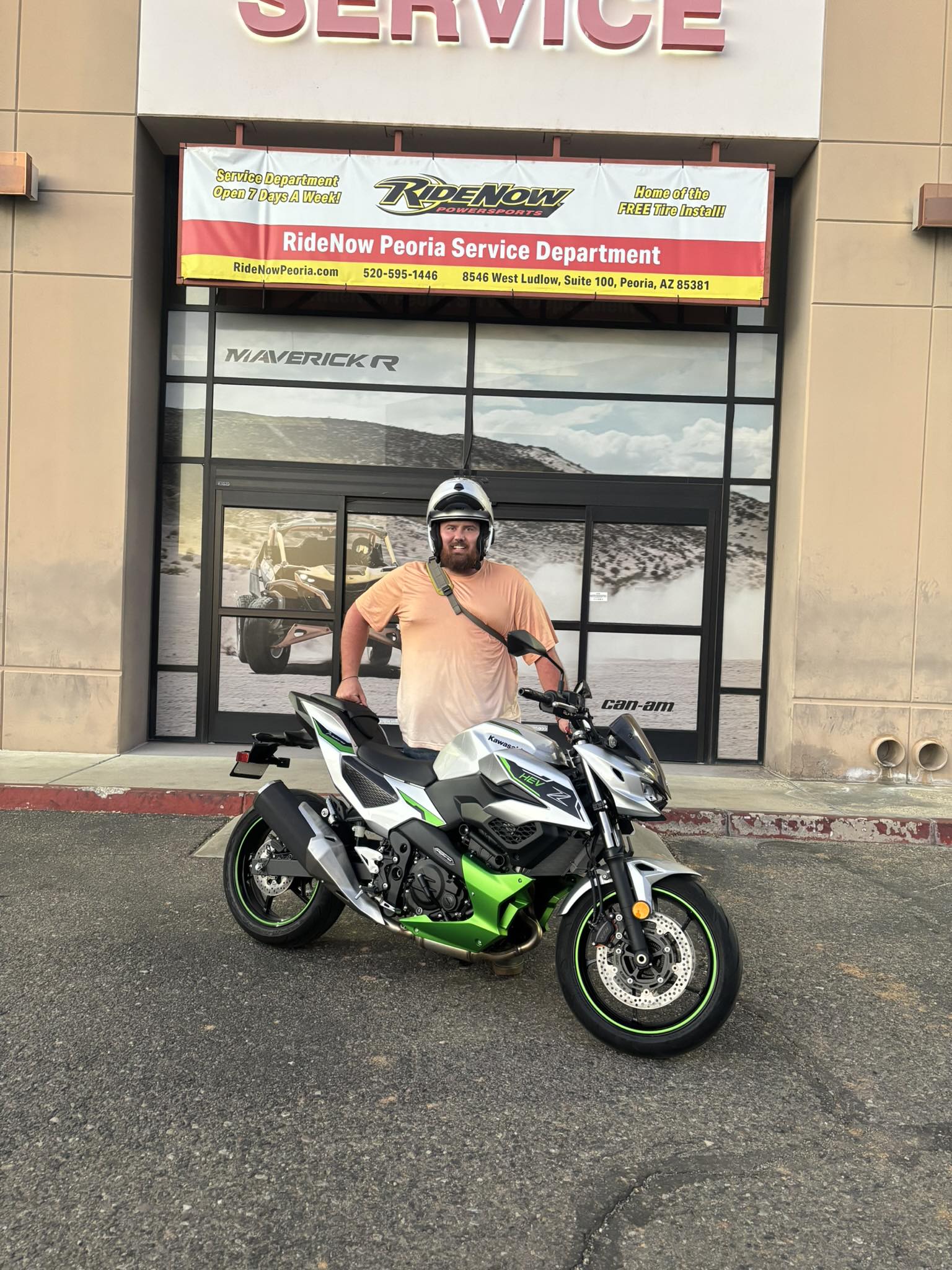 2022 Kawasaki KLR 650 traded for 2024 Kawasaki Z7 hybrid