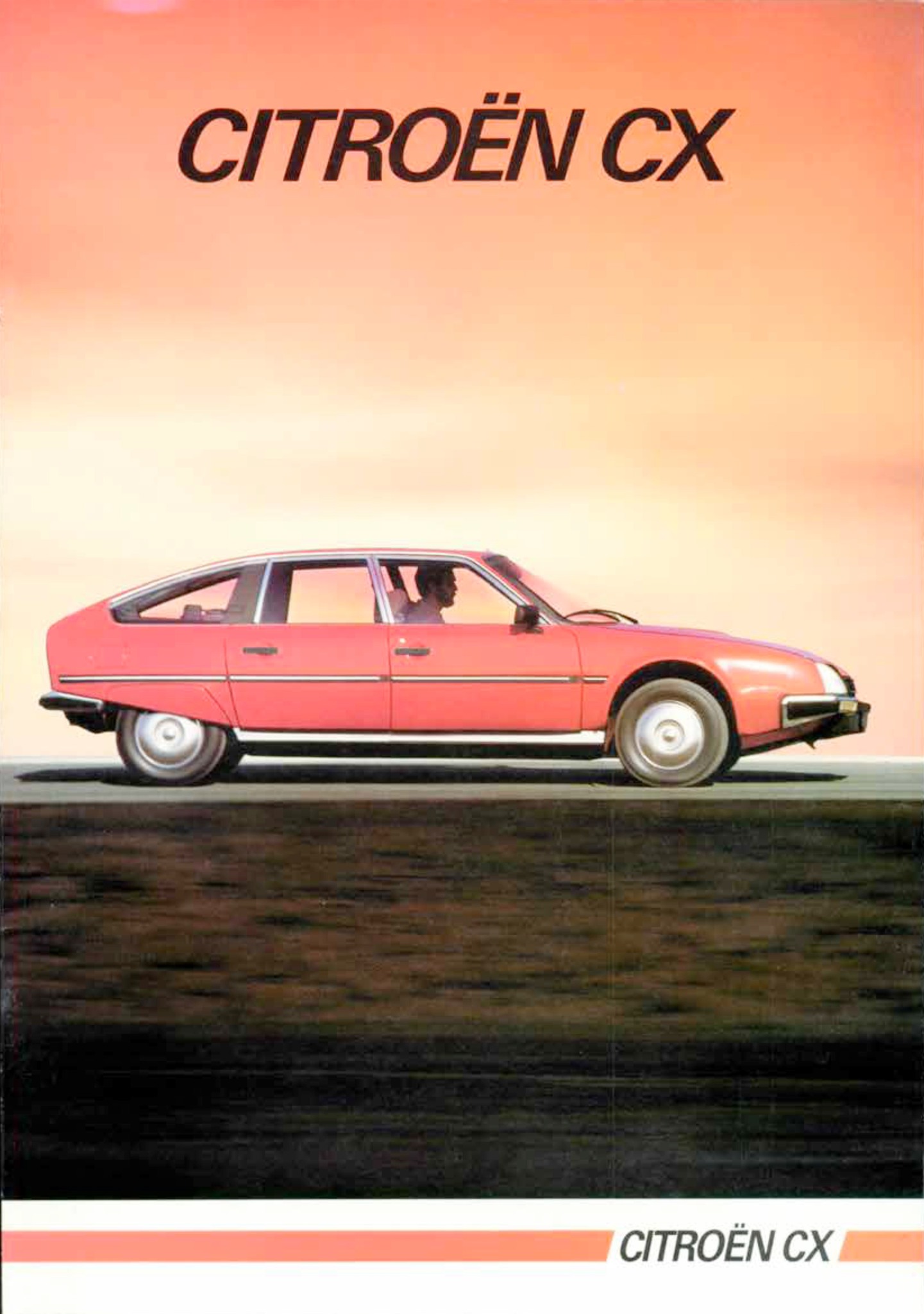Heikki - Cover. 1985 Citroën CX Brochure. Netherlands, 1984.