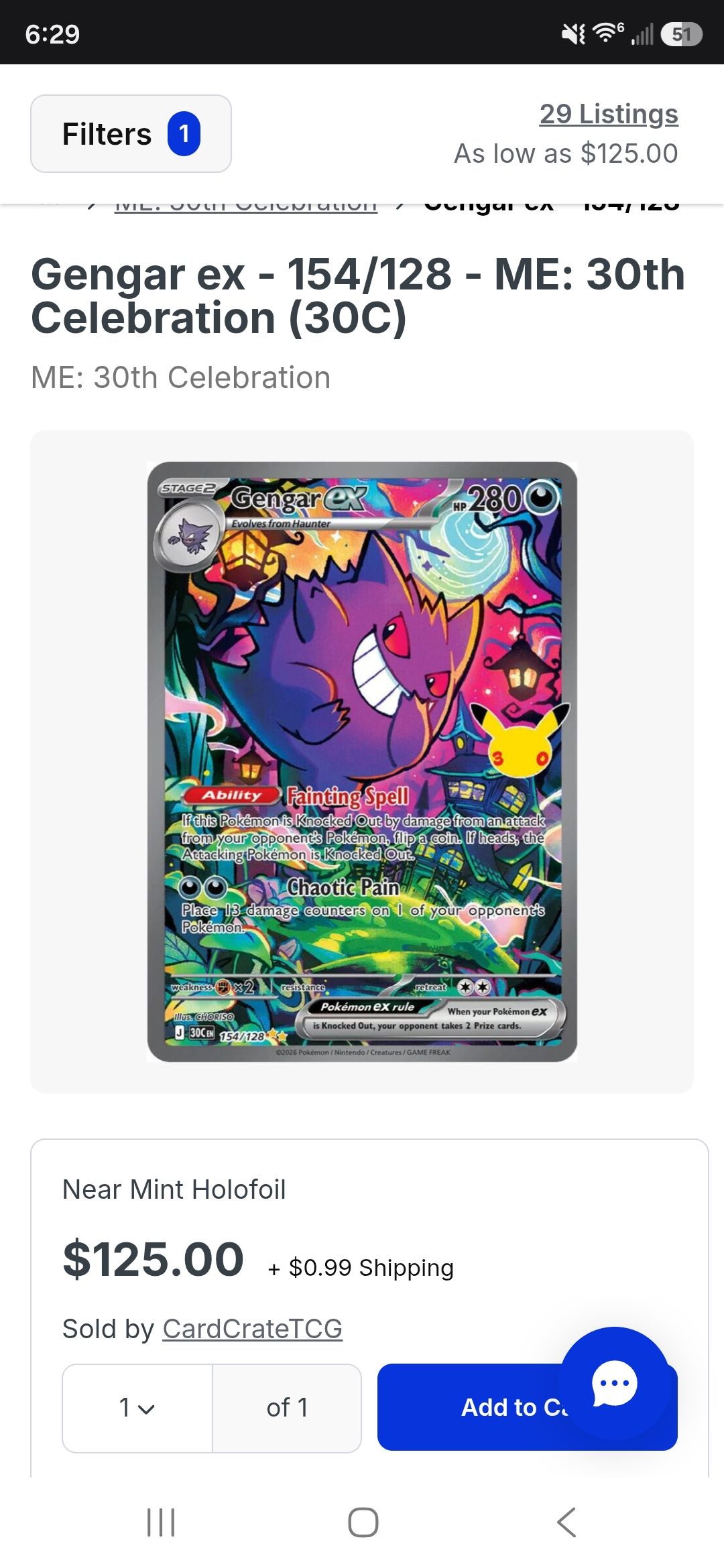 The GameStop Exclusive FREE Promo Gengar Card is starting to do