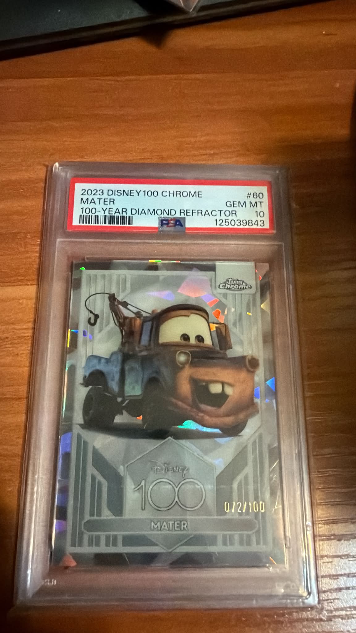 2023 Topps Chrome Disney 100 Doc Hudson trading cards for sale