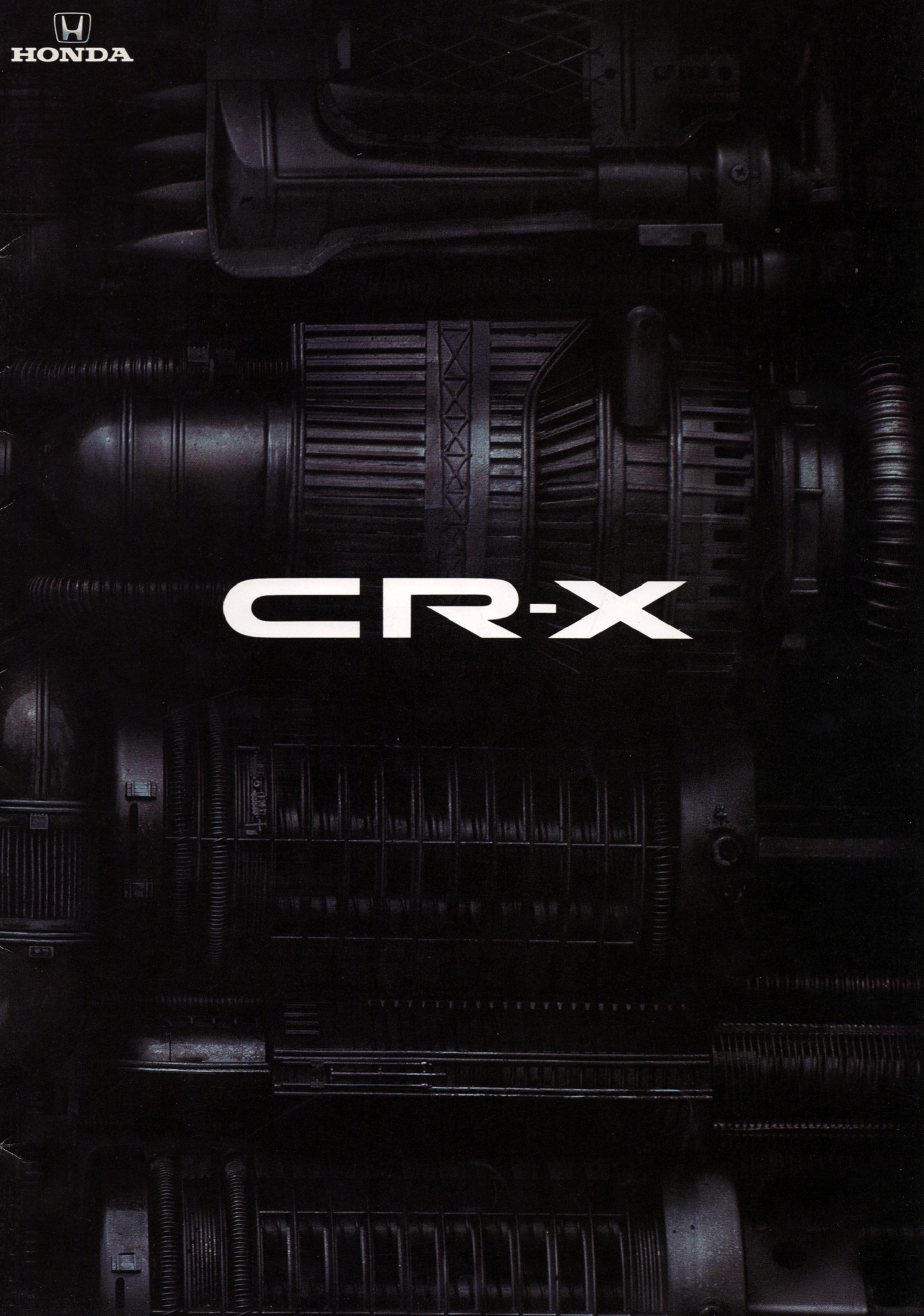 1990 Honda CR-X Brochure. Japan, 9-1989. 90CX-K-910Ⓝ 平成2年