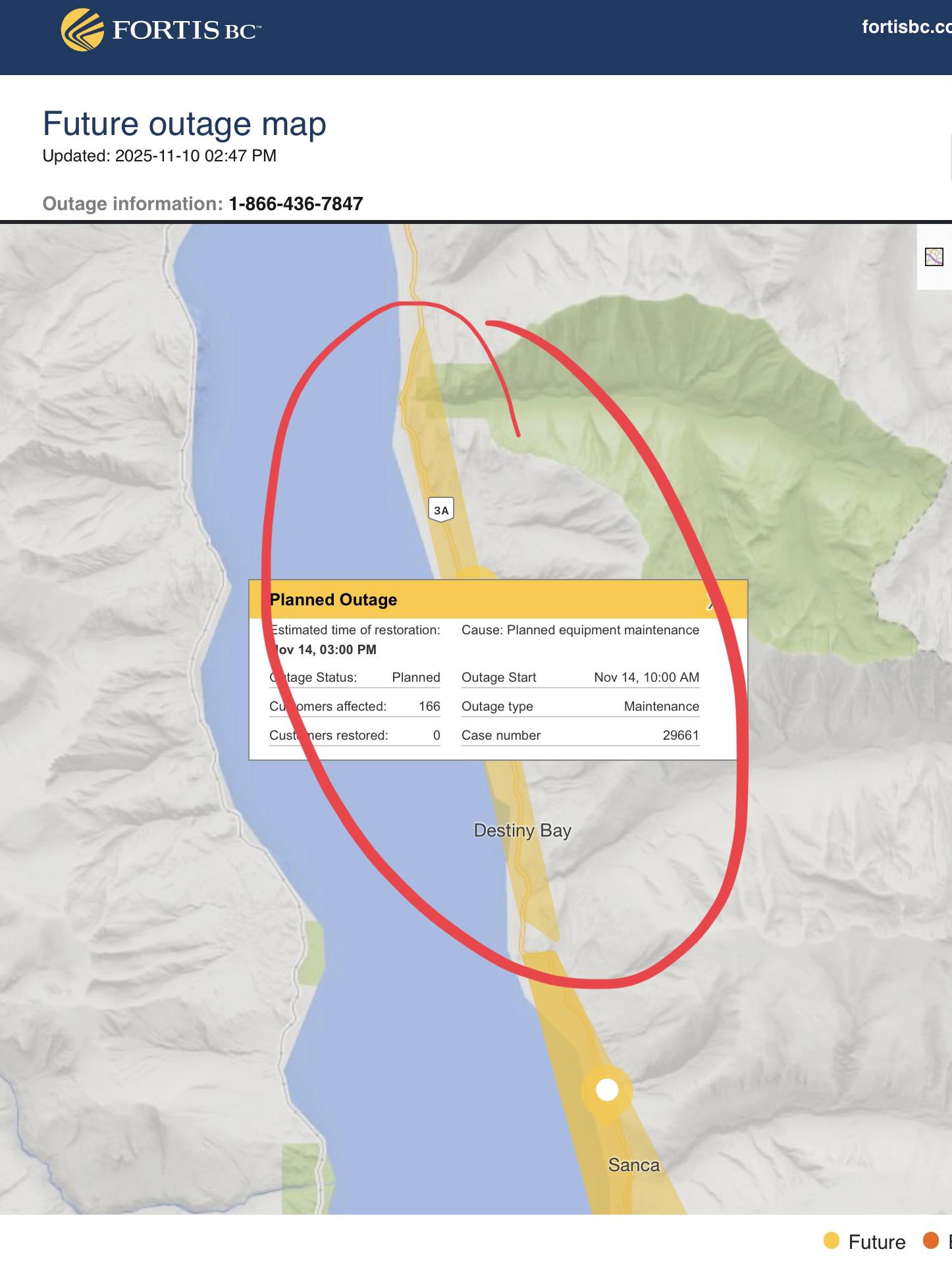 Boswell BC Neighbours | I just heard that there will be another power ...