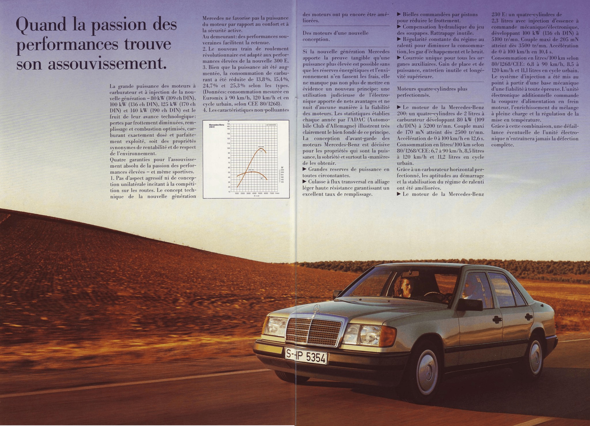 1986 Mercedes-Benz W201 190E Brochure. Japan. 昭和61年 メルセデス