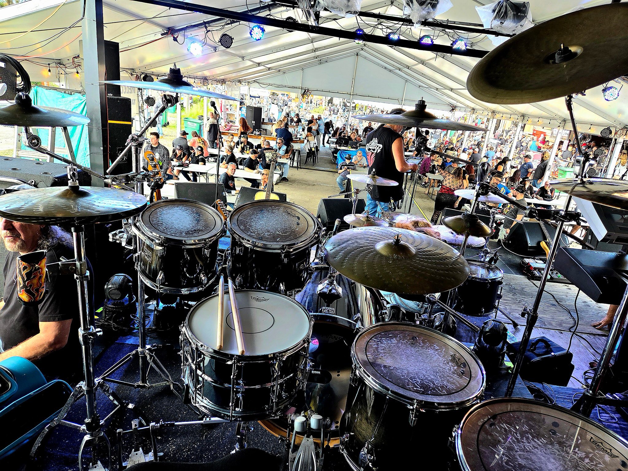 Garrett Ramsden - Getting set up ️ Ready to ROCK tonight!... | Facebook