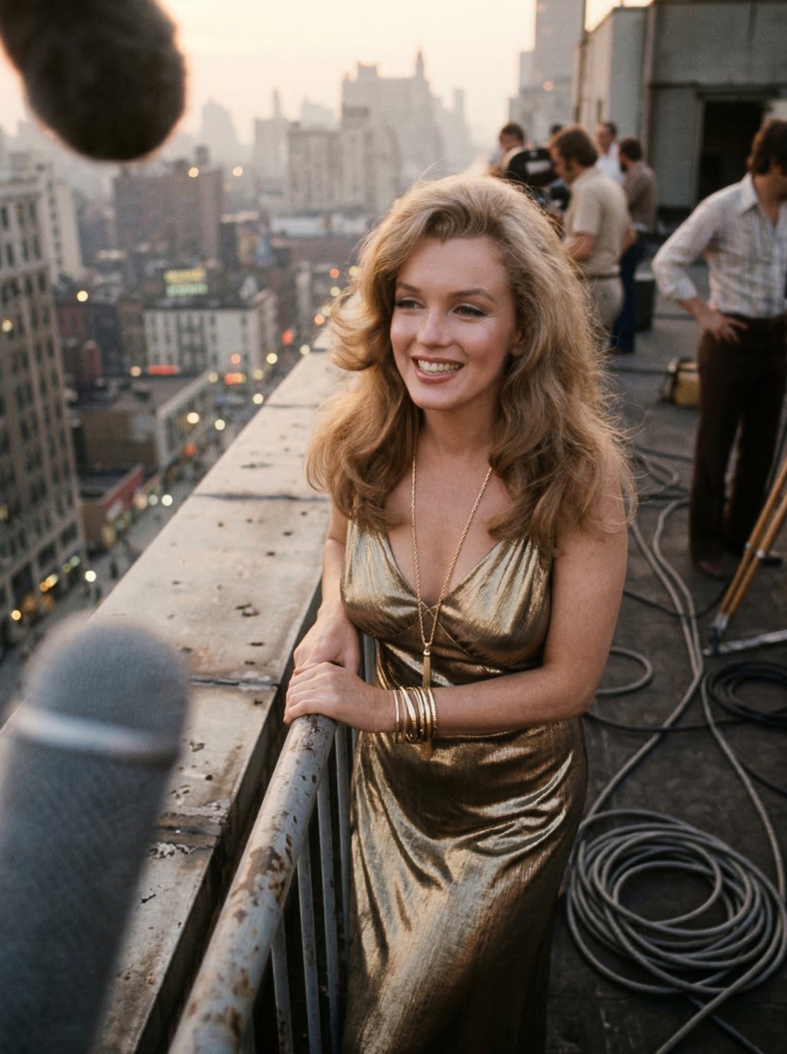 1970s gold dress ✨ Effortless Glamour newyear26