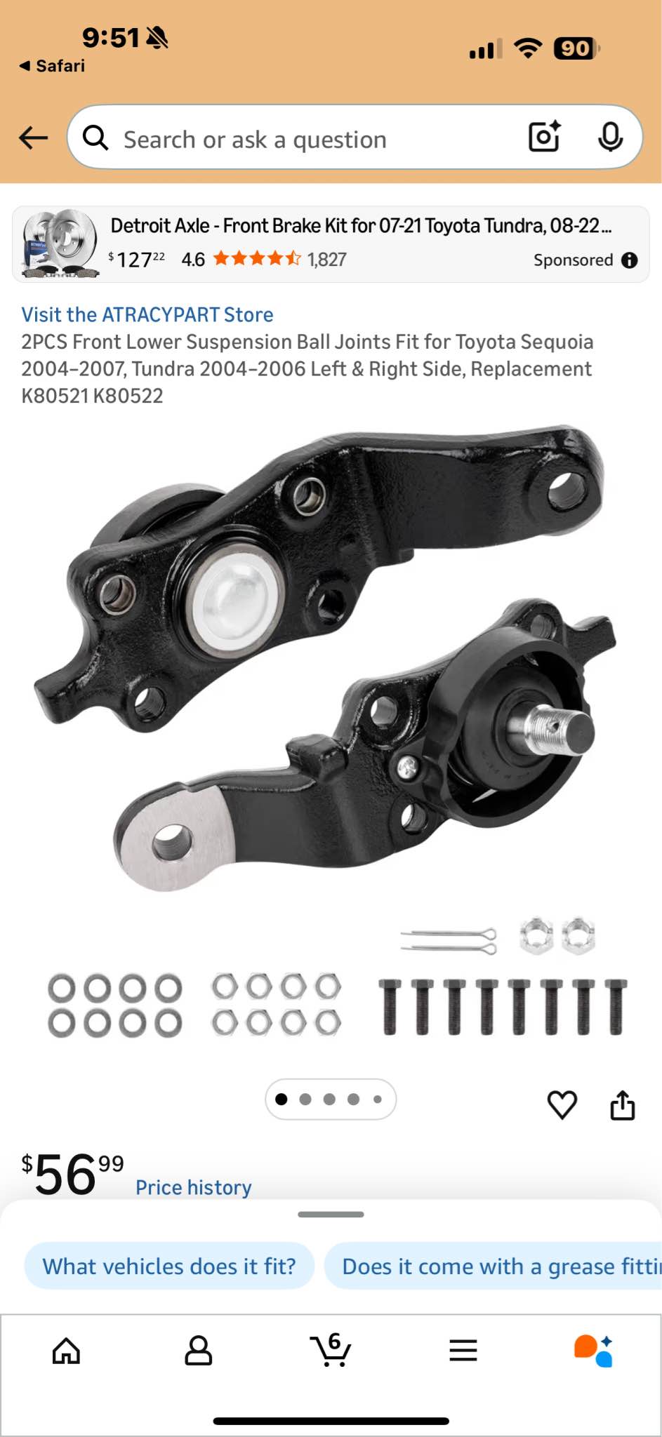 Front Suspension for 2006 Tundra | OEM Parts Online
