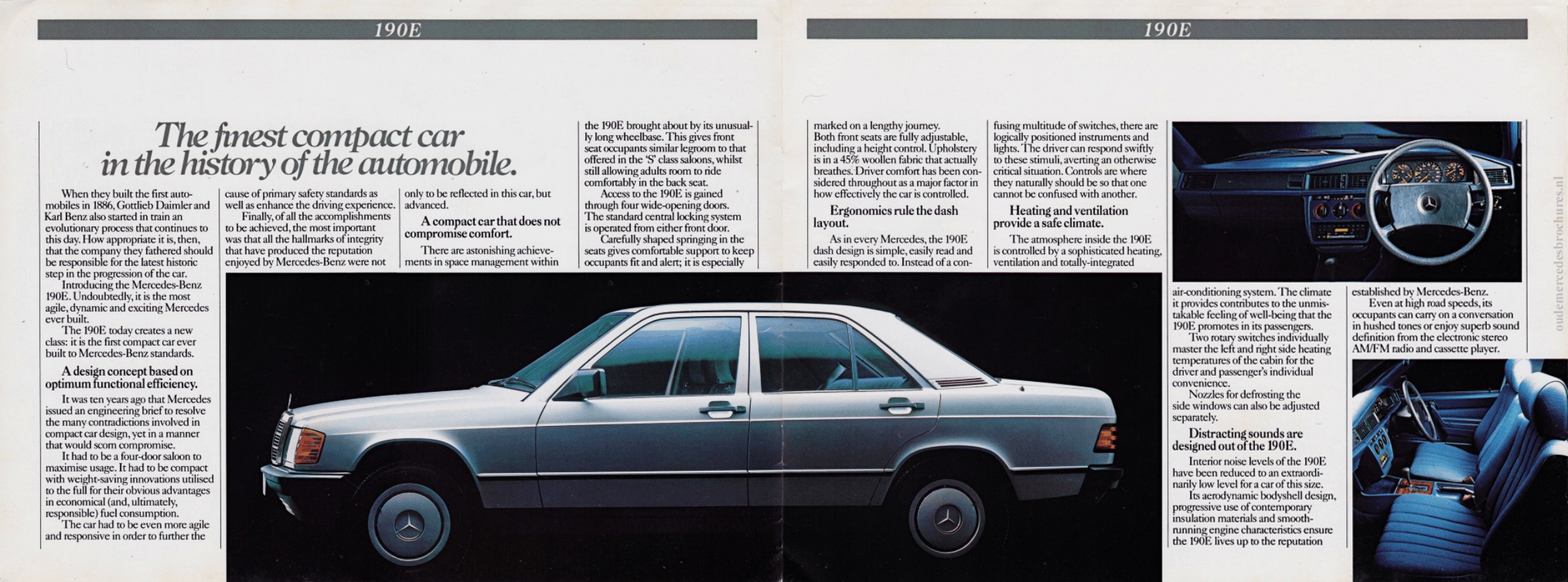 Heikki - 2-3. 1985 Mercedes-Benz W201 190E Brochure. Australia, 10