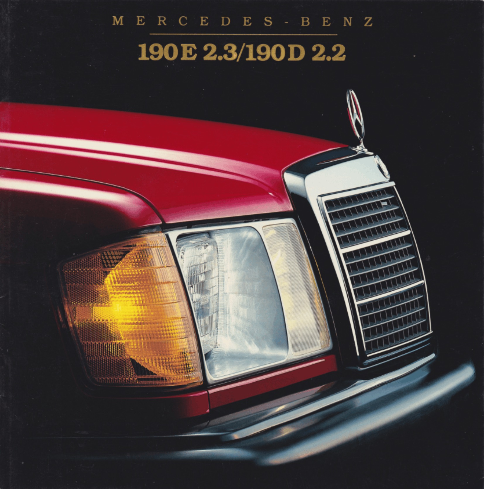1984 Mercedes-Benz W201 190 E 2.3/190 D 2.2 1984 USA Brochure. MC