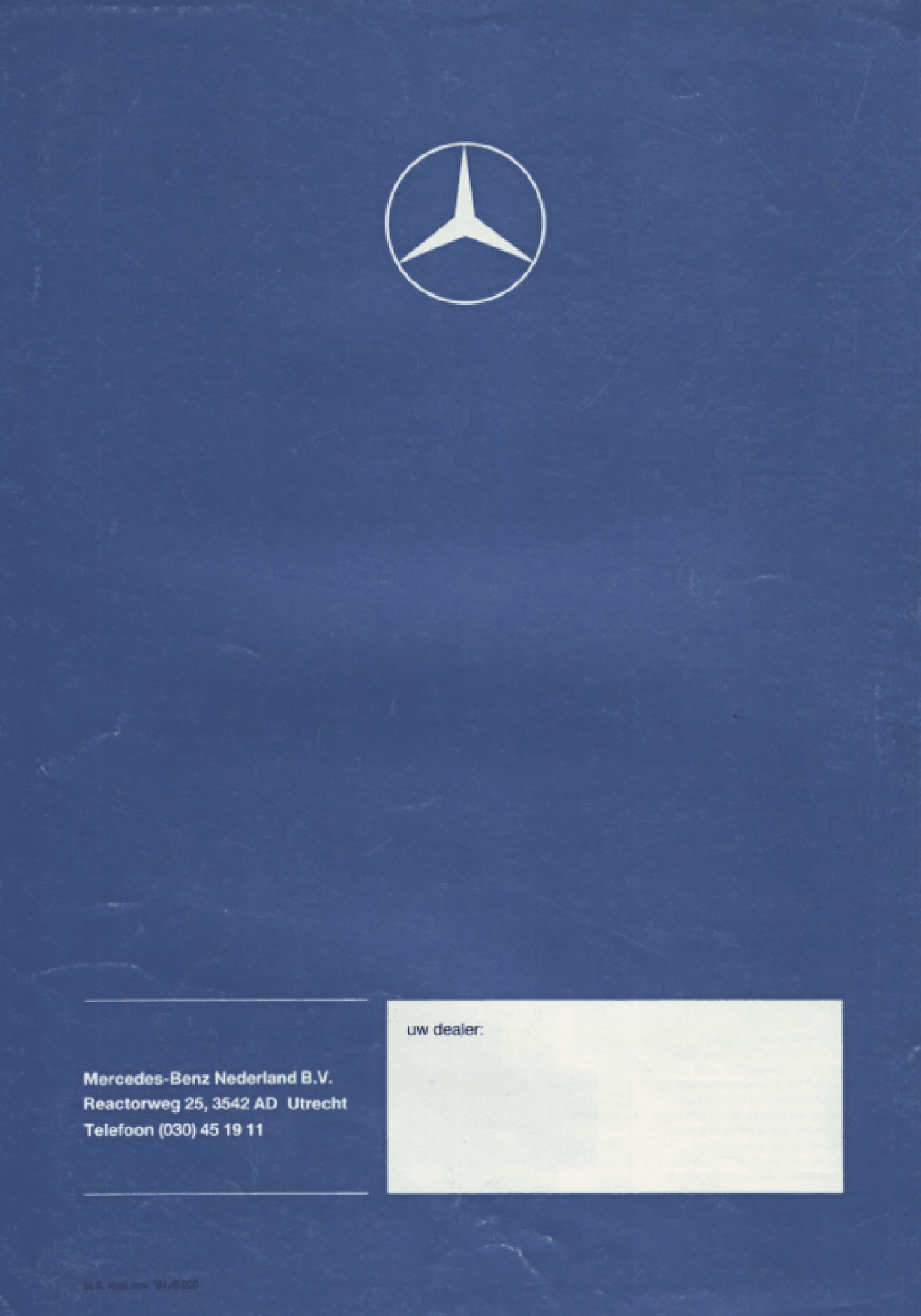 1986 Mercedes-Benz W201 190E Brochure. Japan. 昭和61年 メルセデス