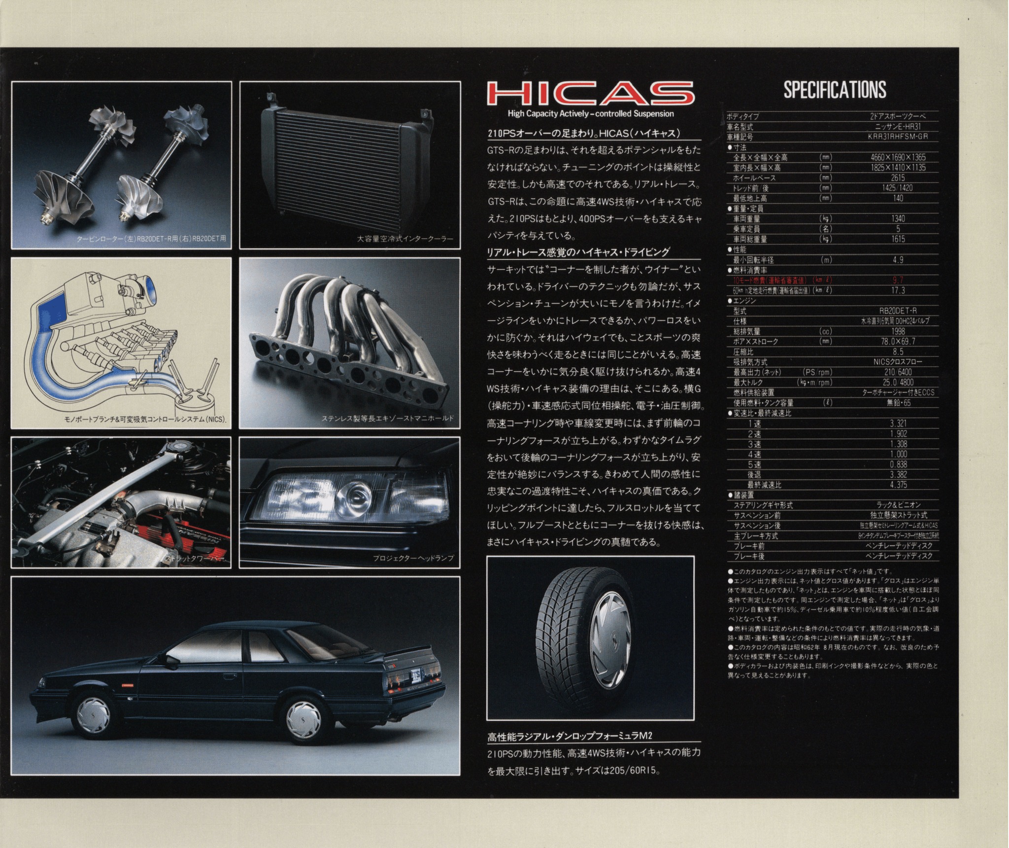 Heikki - 4. 1988 Nissan Skyline GTS-R Brochure. Japan, 8-1987