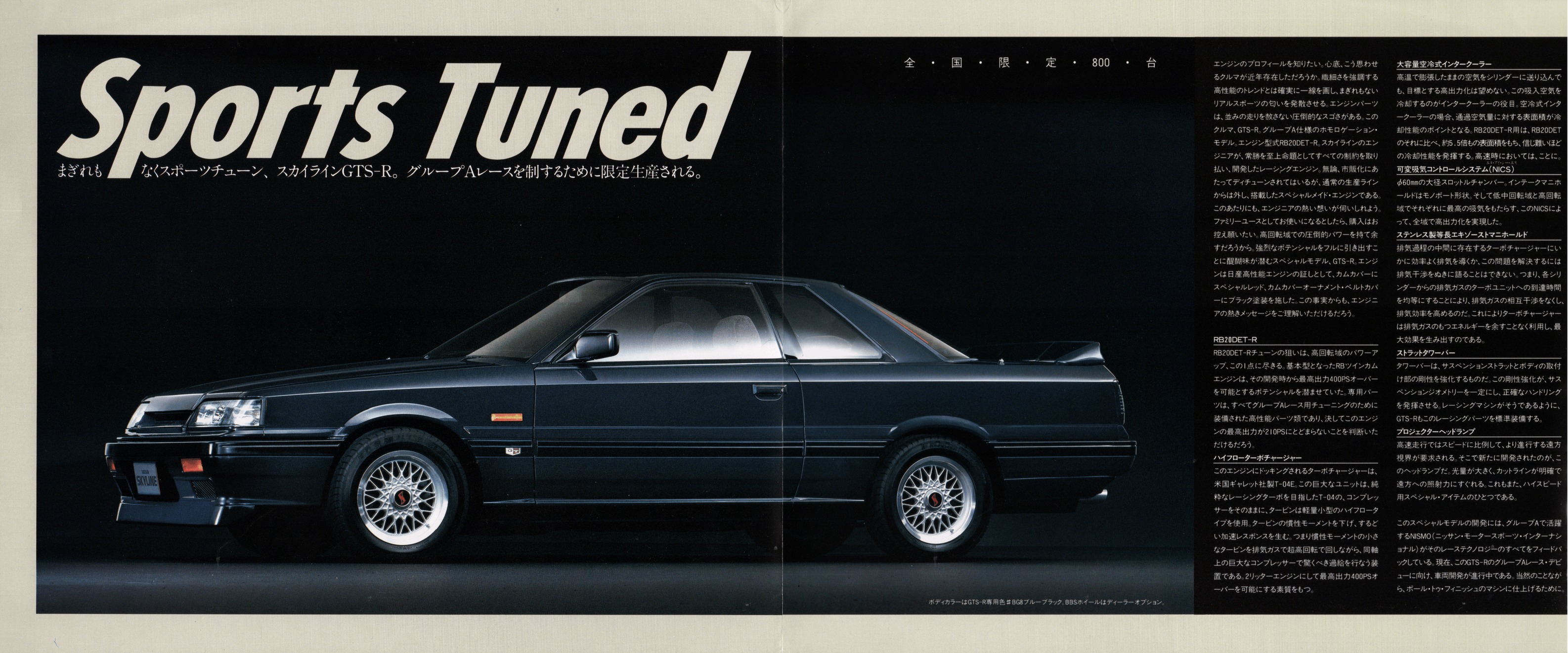 Heikki - 2-3. 1988 Nissan Skyline GTS-R Brochure. Japan, 8-1987