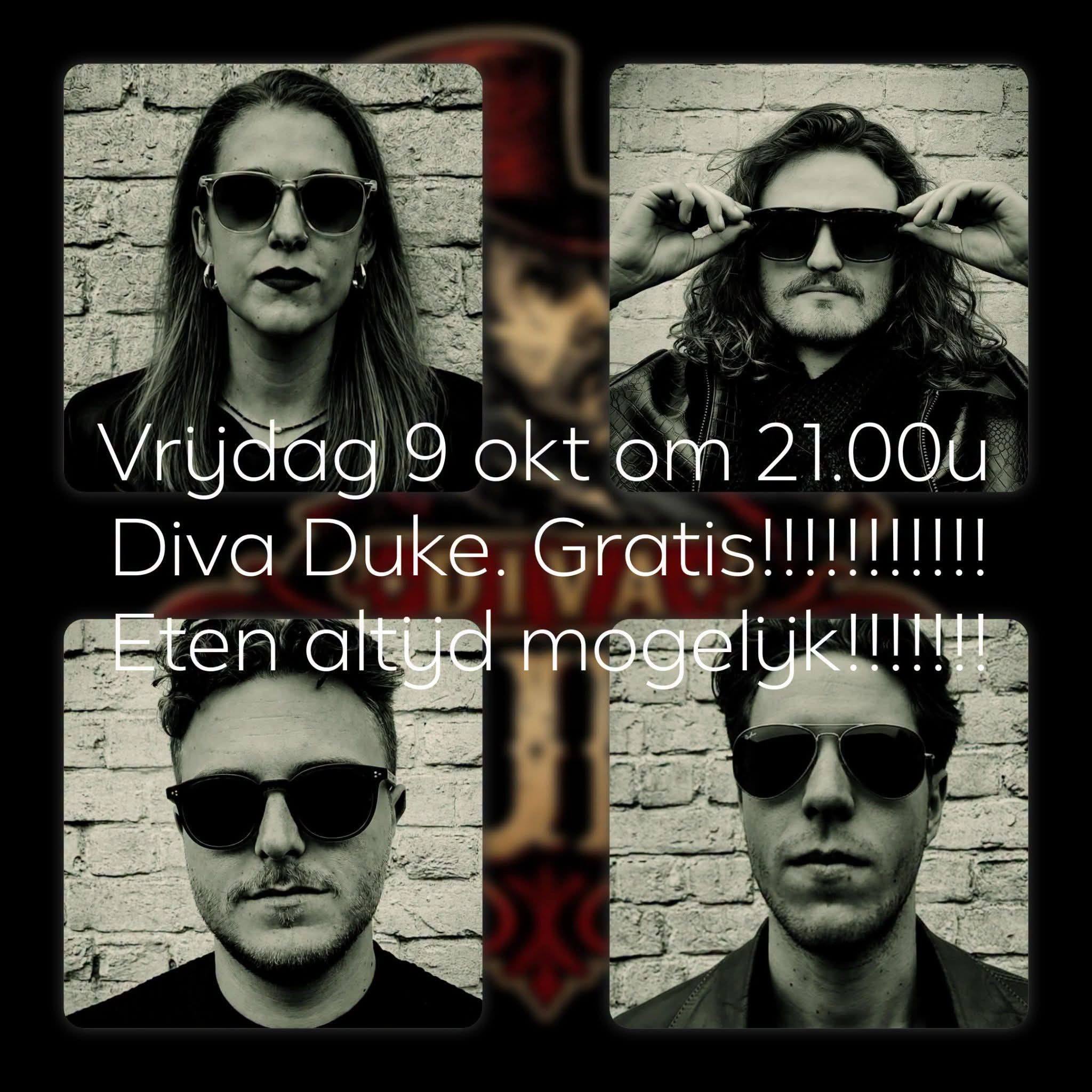 Ook punk en GaragedIinges kunnen in Pasta en Blues . Diva Duke nu live ...