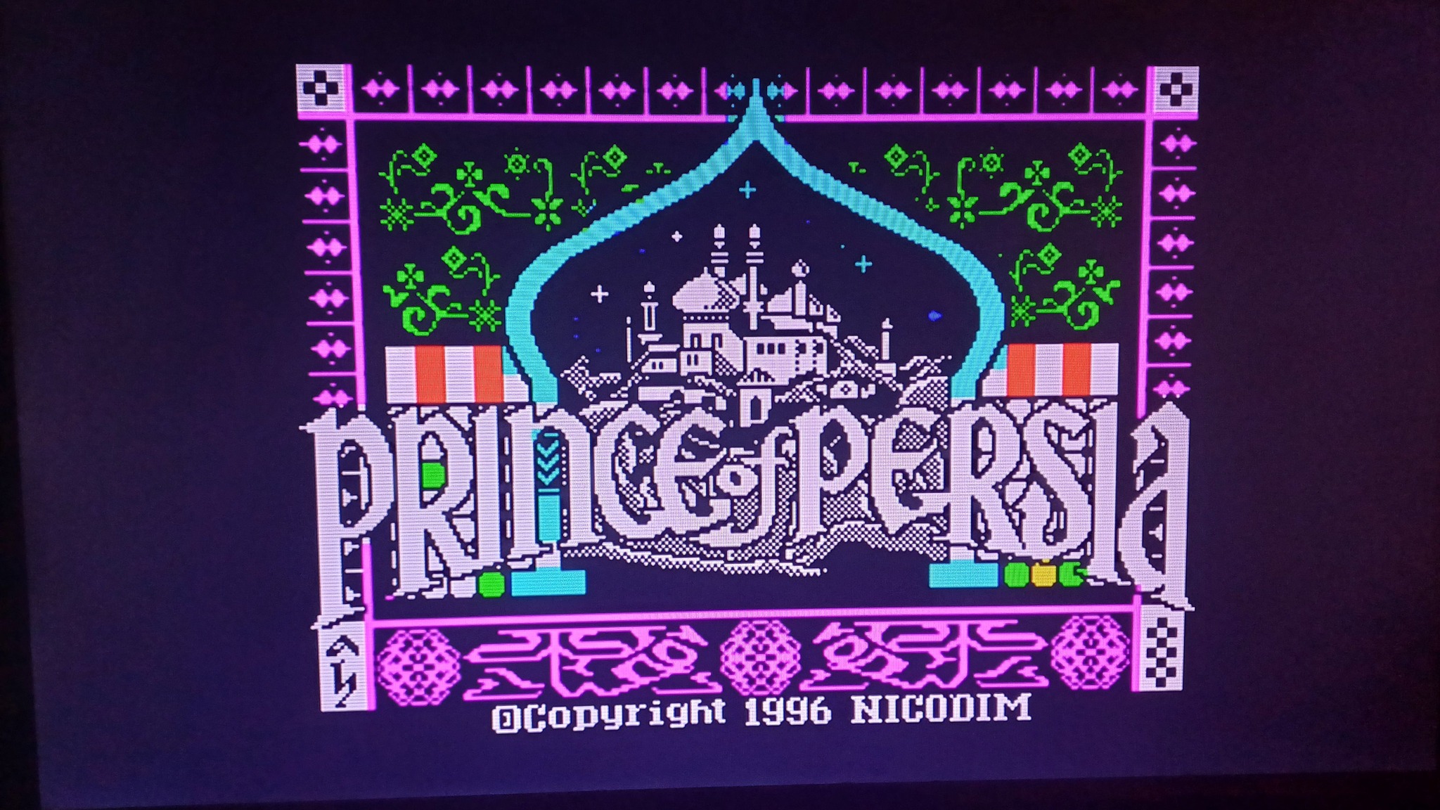 Prince of Persia on ZX Spectrum with fluid animation