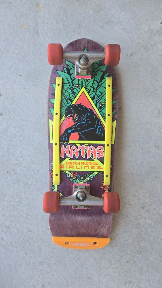 What is the value of this vintage Natas Santa Monica skateboard?