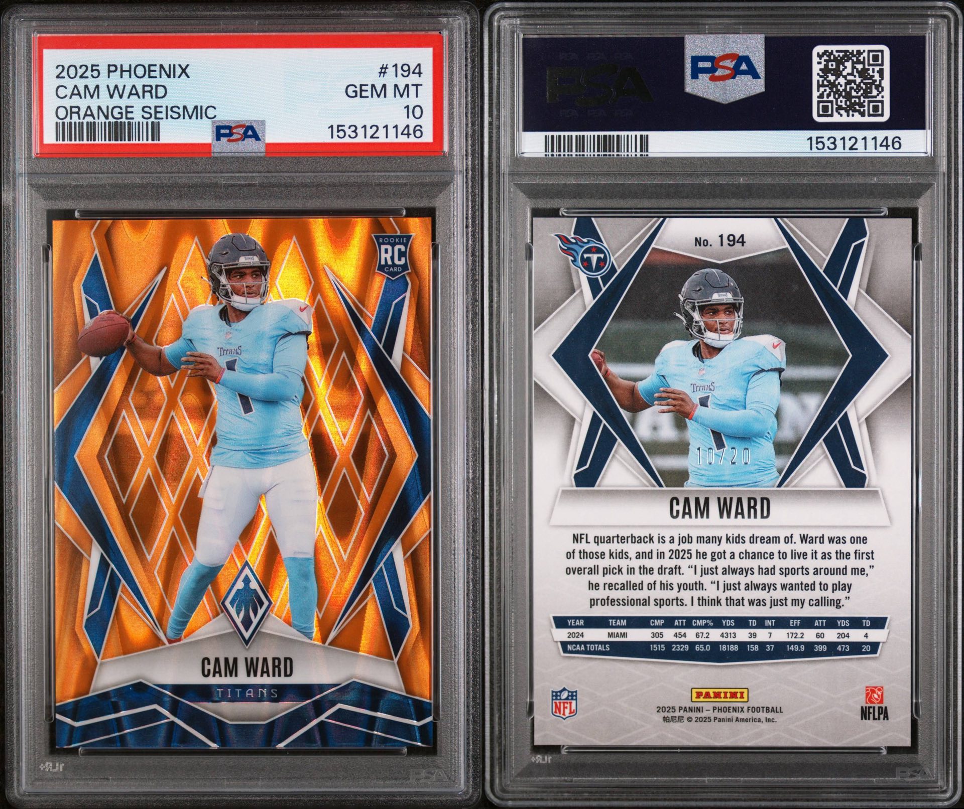 2025 Pat Bryant Rookie Kings Gold /10 PSA 10 - asking $1,100 shipped