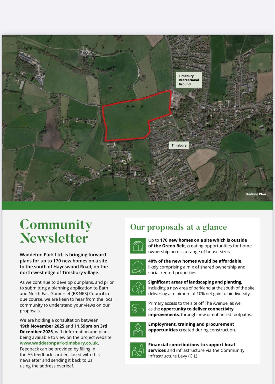 Timsbury Rocks!!!!! | Disappointingly Waddeton Park Ltd have just ...