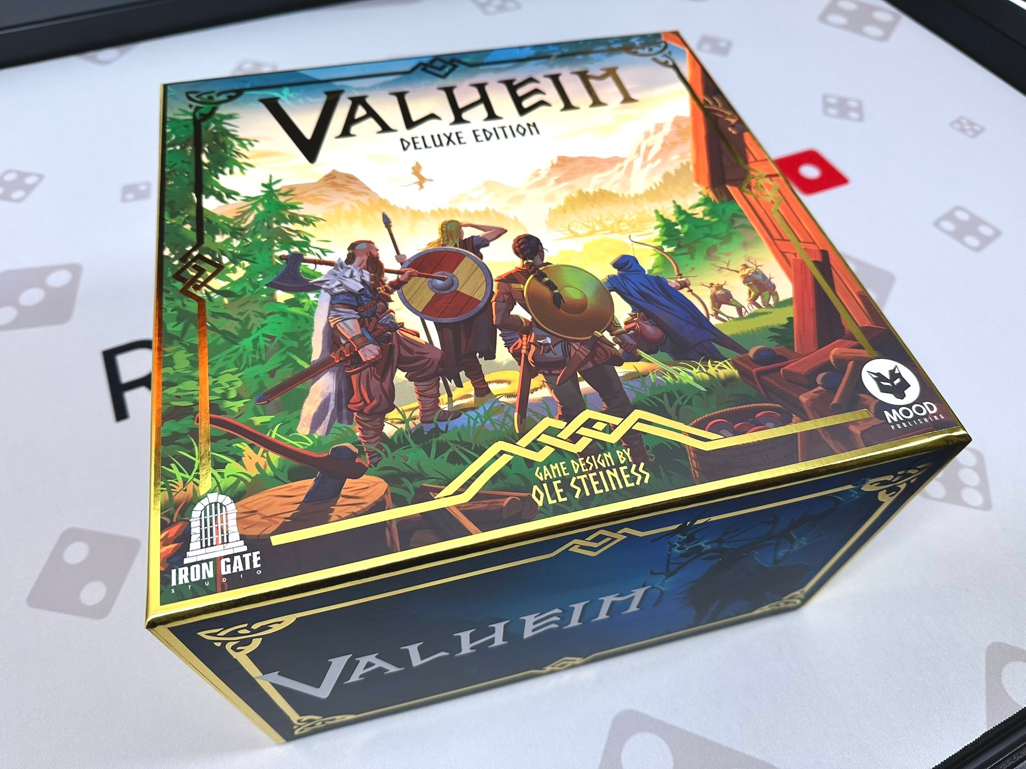 Unboxing Valheim board game deluxe edition