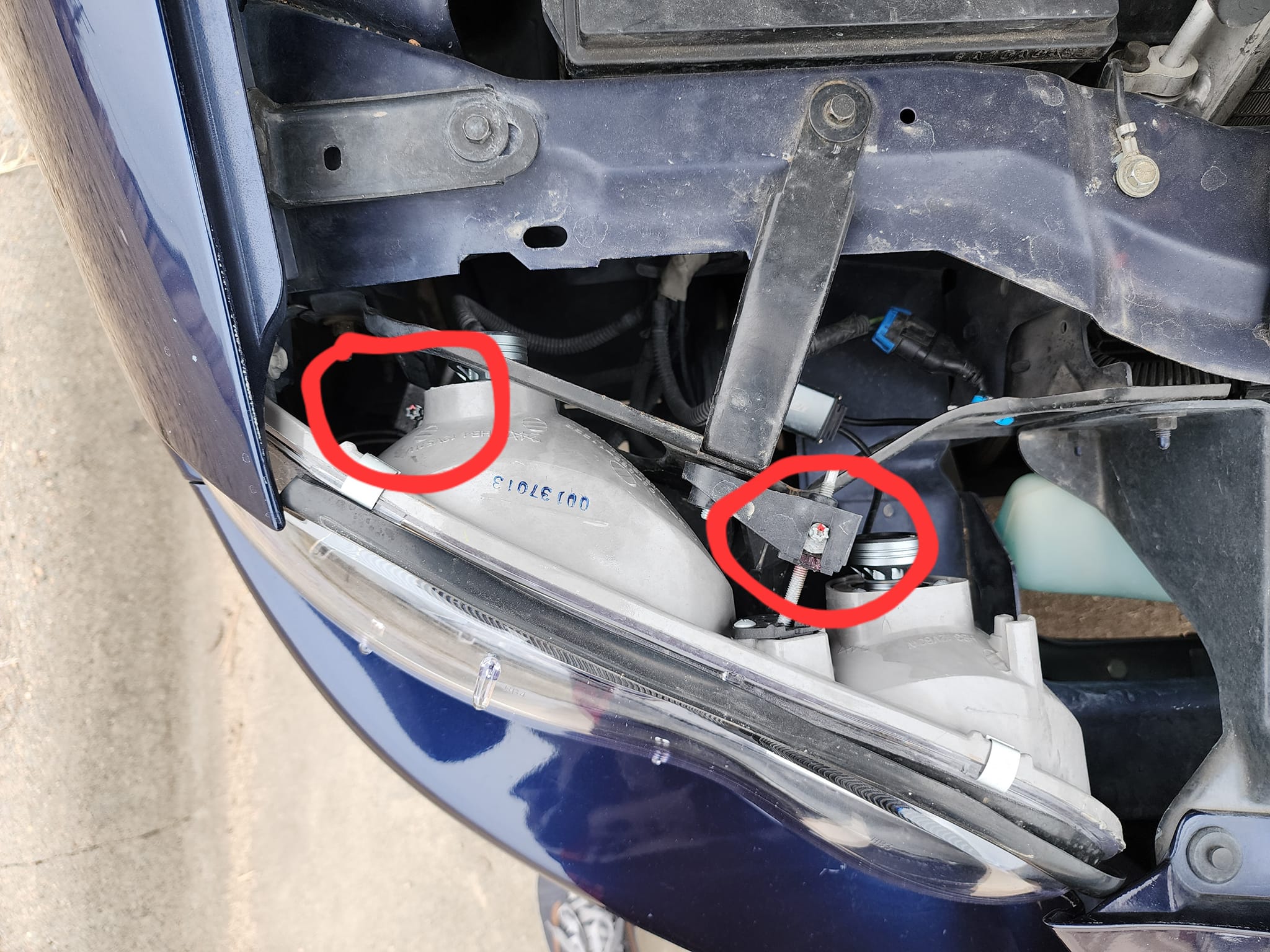 AMK Headlight Adjuster Kit Camaro/ Chevelle/ El Camino '69-'73