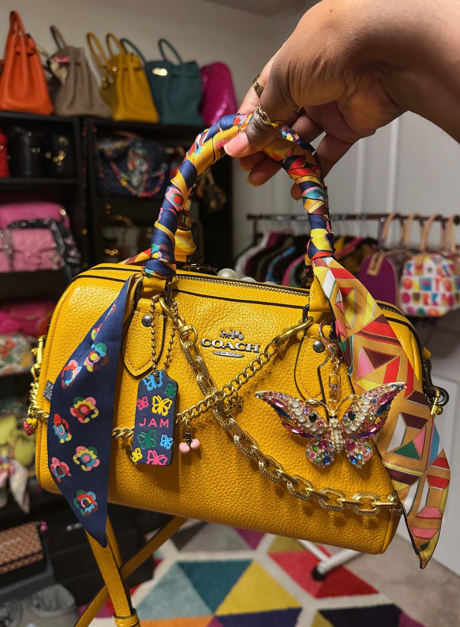 Coach bags worn this week
