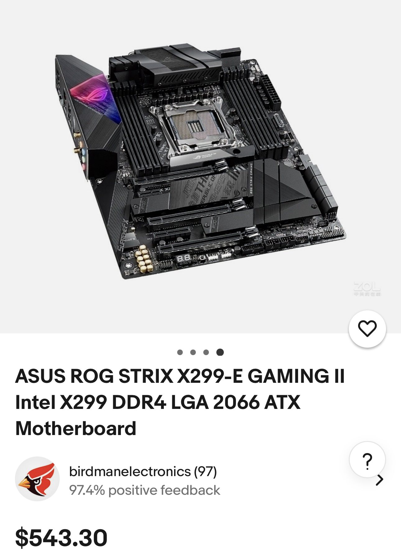 1-CPU INTE R i9 10900x 10cores 20 threads @3.70GHz 4.5GHz turbo 