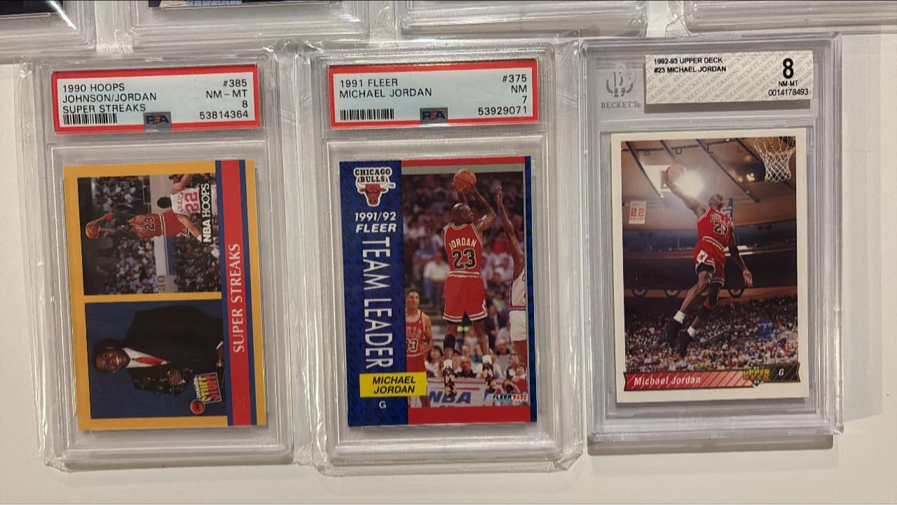 Graded Michael Jordan basketball cards for sale