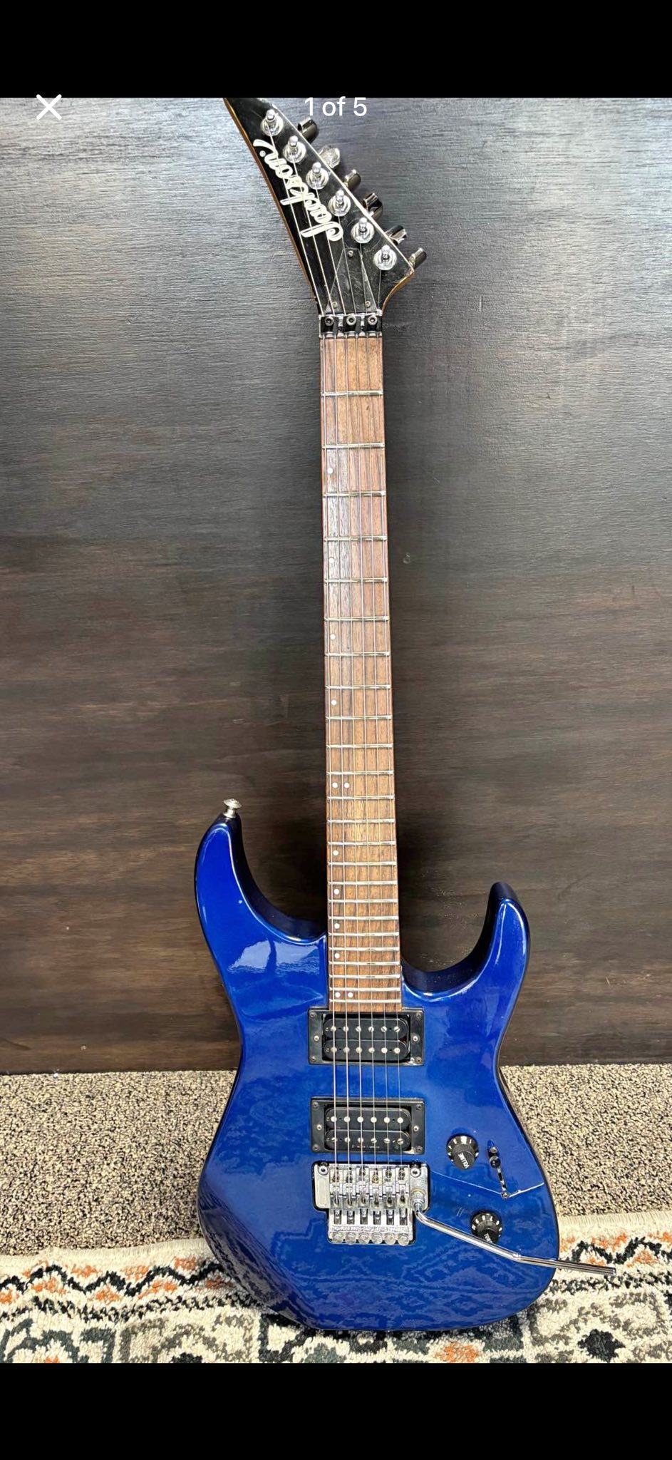 I just found a Grover Jackson Japanese guitar from I think 90, 91