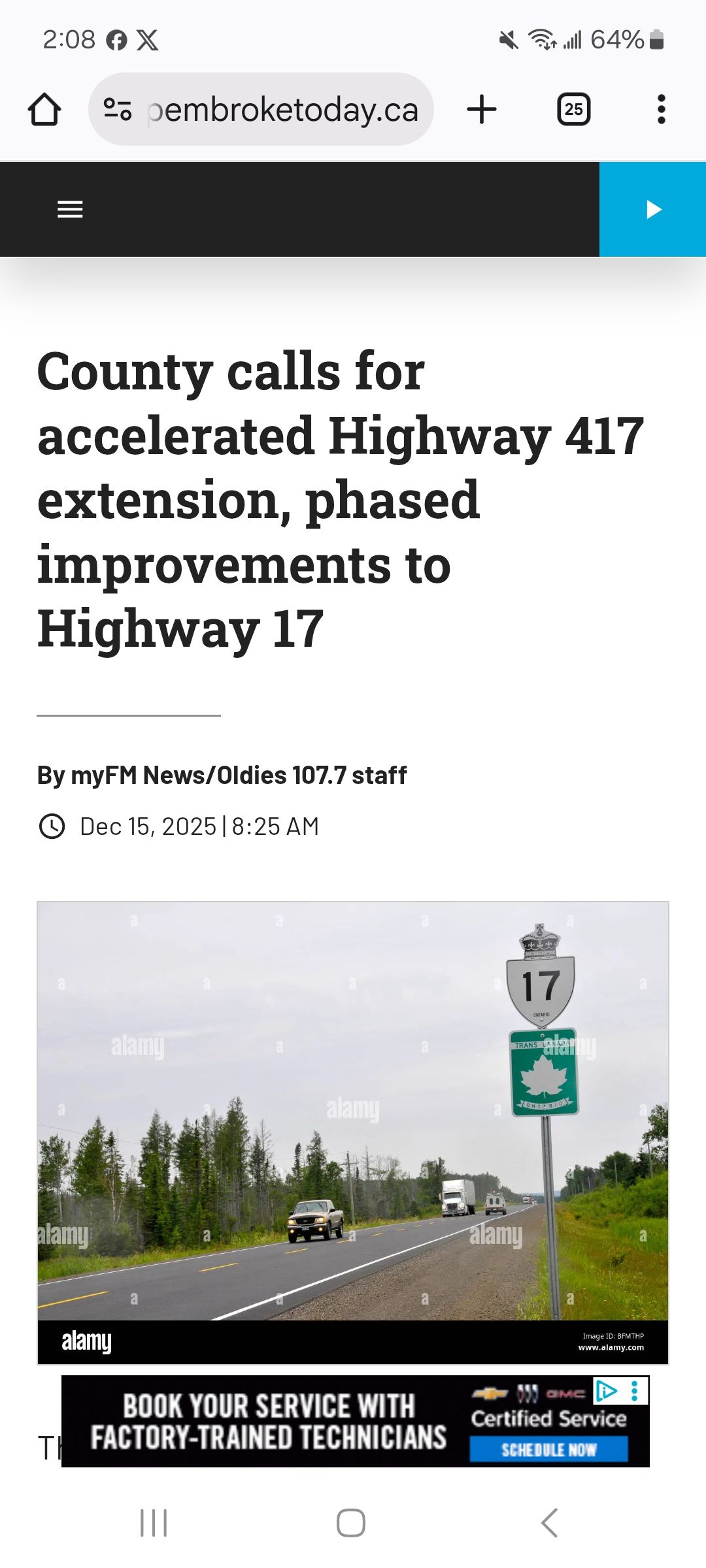 Northern Ontario Traffic Alerts - Alertes Routiers | Does anyone know ...