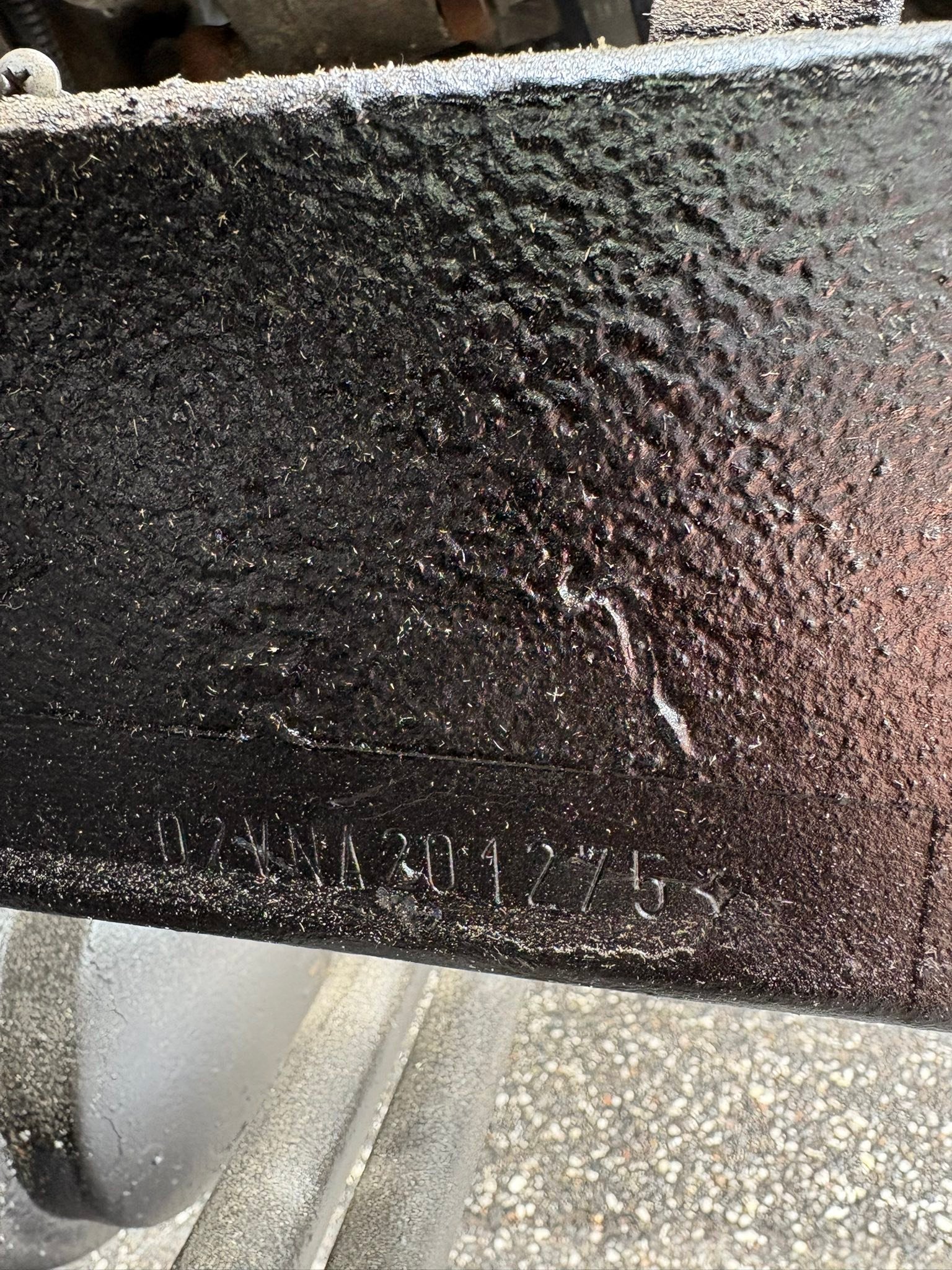 Any chance one of you Jedi's can decipher the manufacturing year