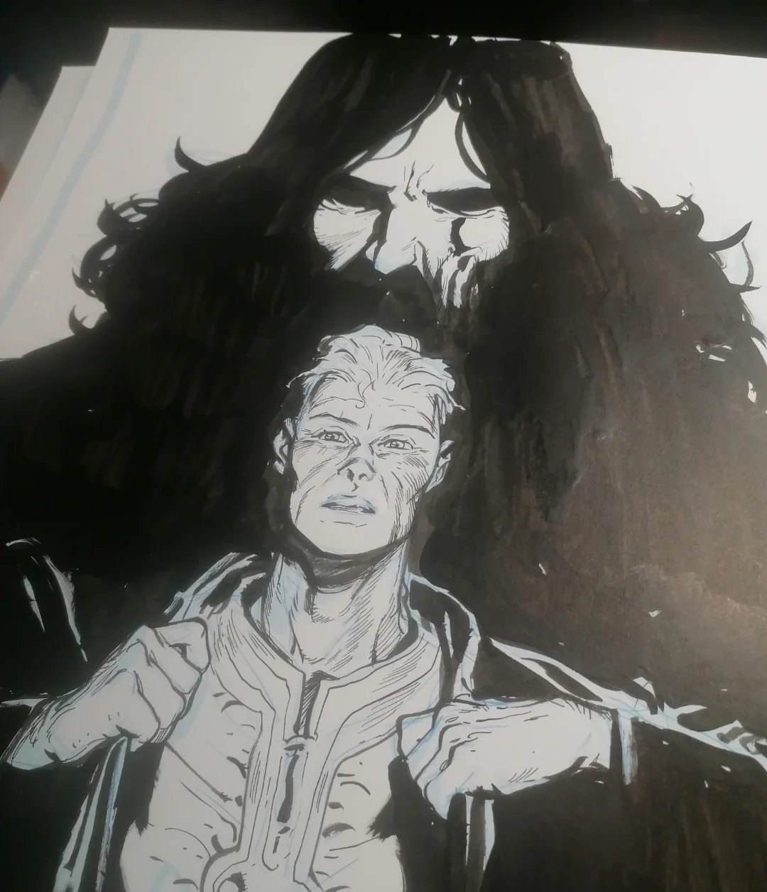 Working on some ex-libris for the incoming ROY DES RIBAUDS BOOK 5