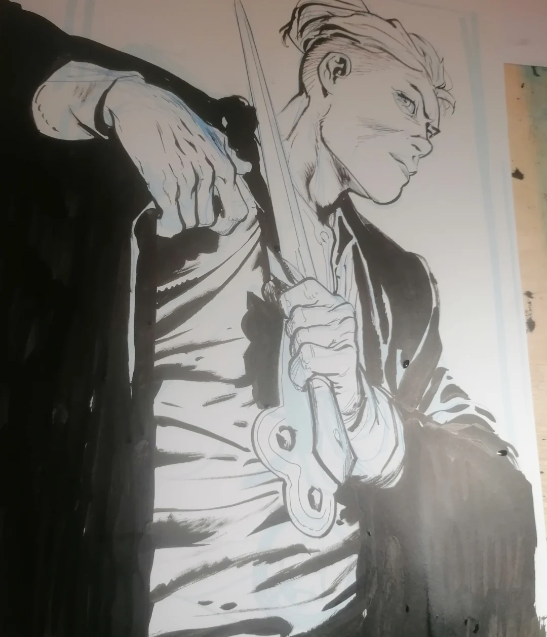 Working on some ex-libris for the incoming ROY DES RIBAUDS BOOK 5