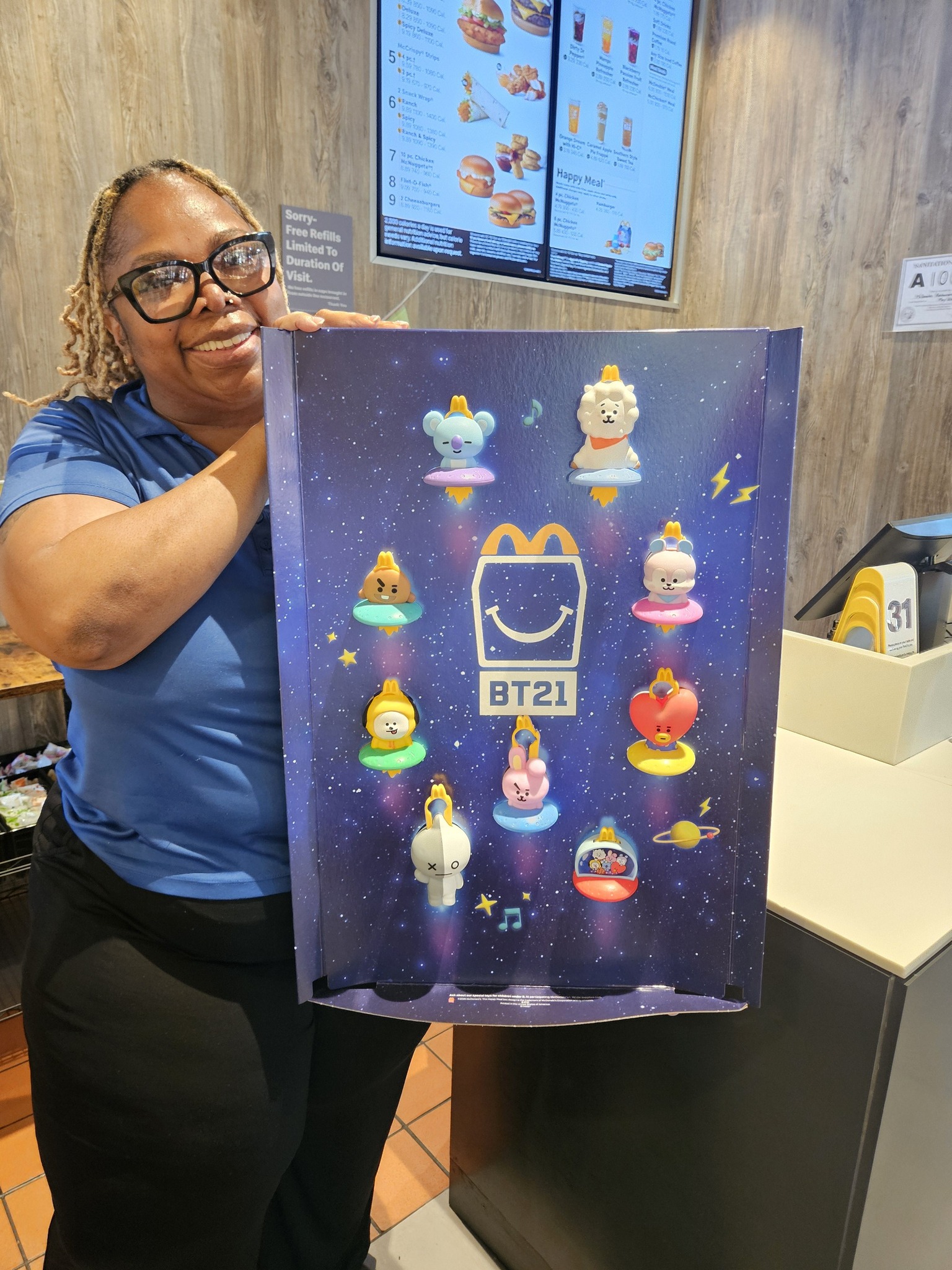 BT21 Happy Meal toys available at some Las Vegas, NV McDonald's